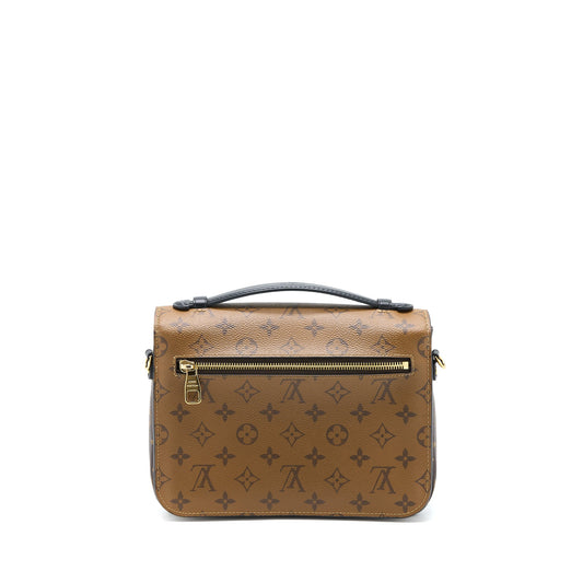Louis Vuitton Pochette Métis Monogram Reverse Canvas GHW