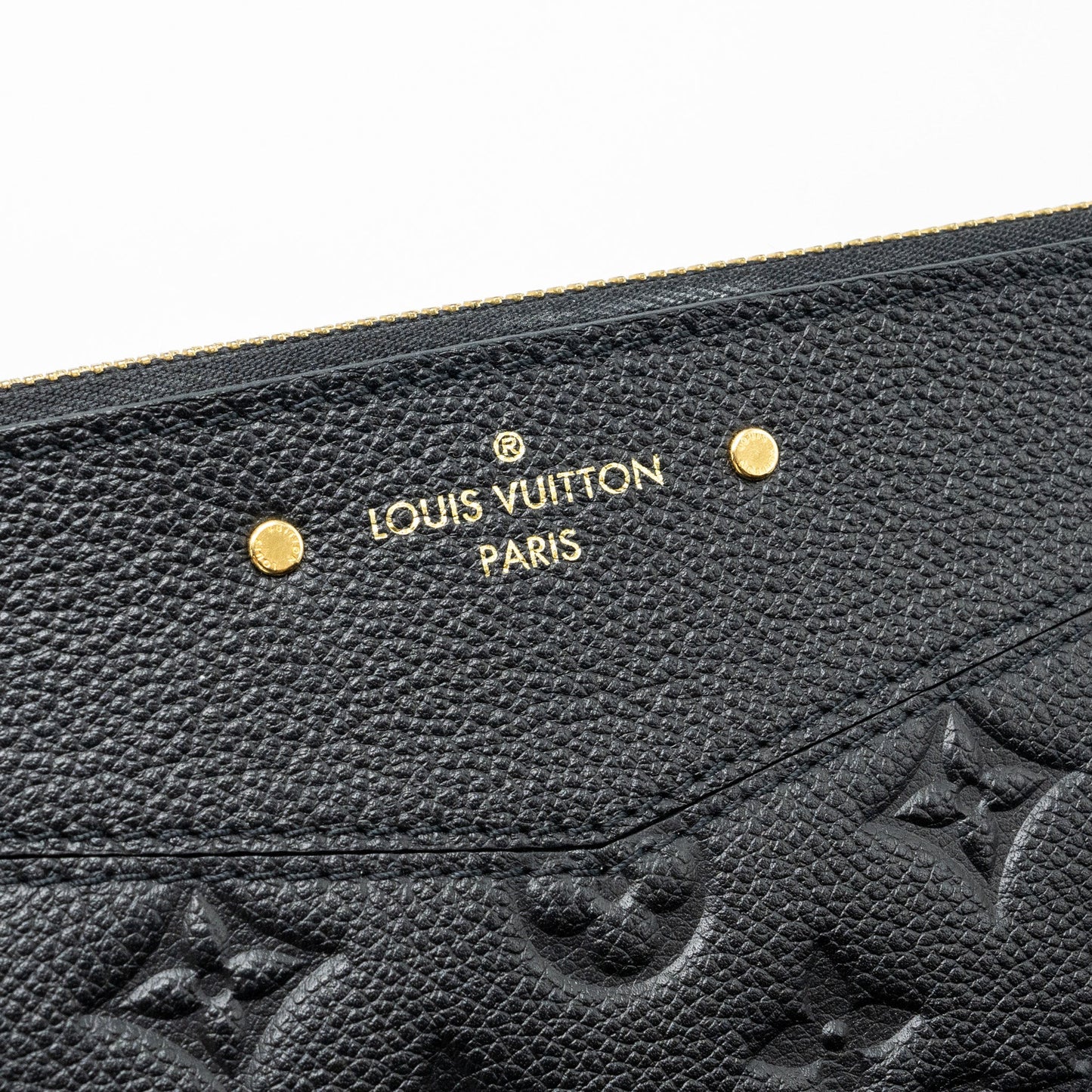 Louis Vuitton Clutch Monogram Empreinte Calfskin balck GHW