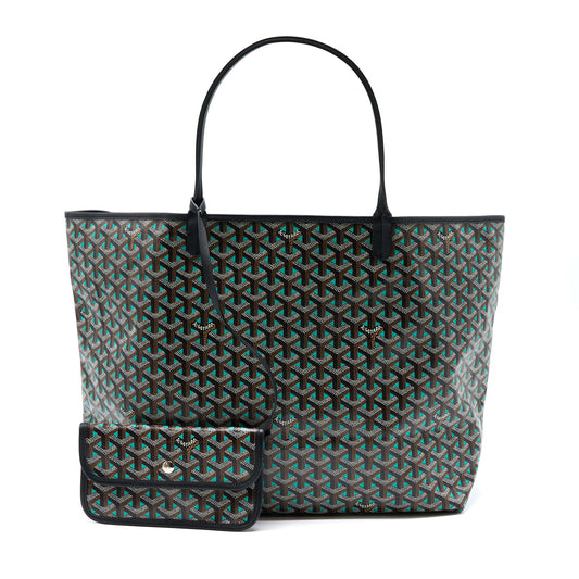 Goyard Saint Louis Tote GM Turquoise Blue