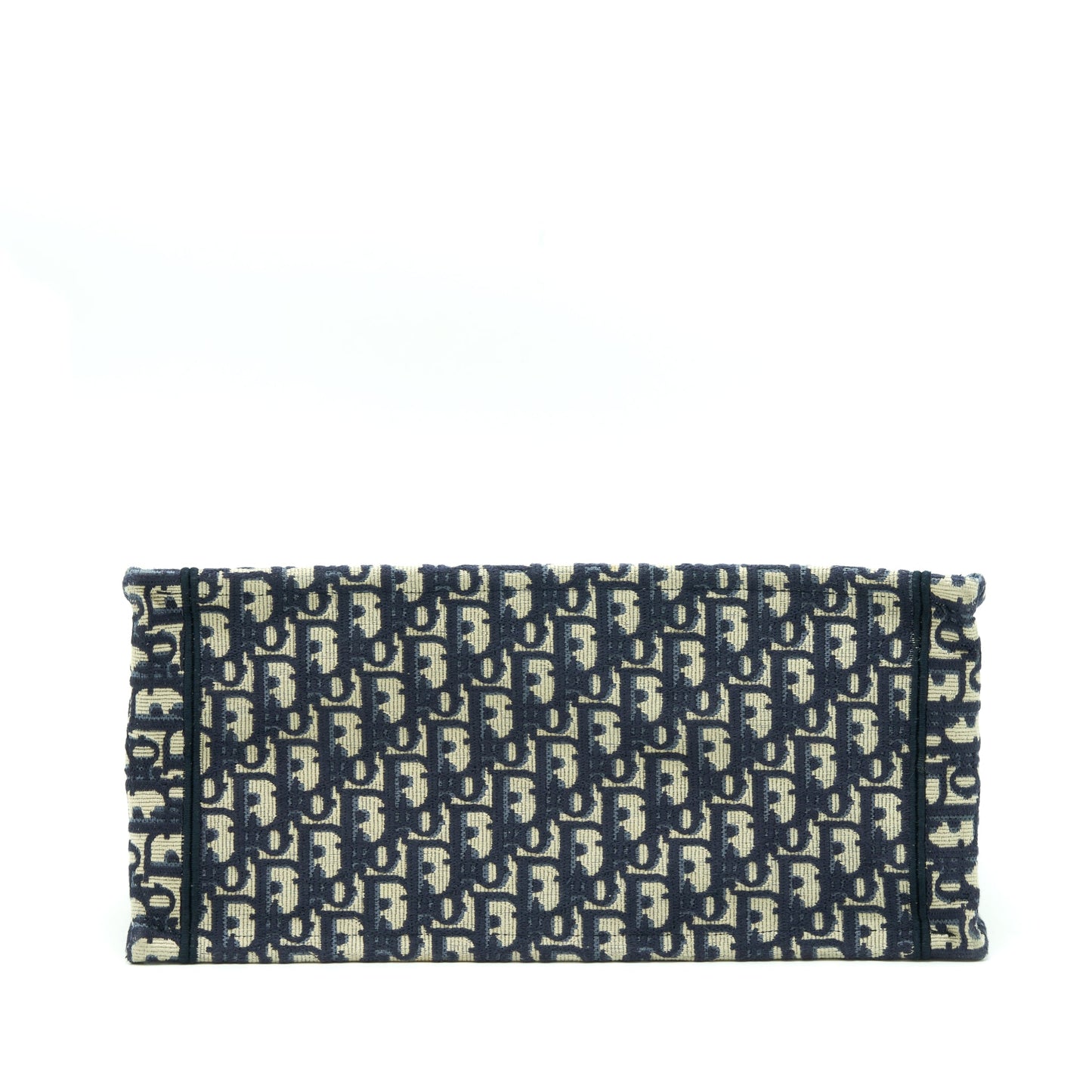 Dior Small Book Tote Bag Blue Oblique Jacquard