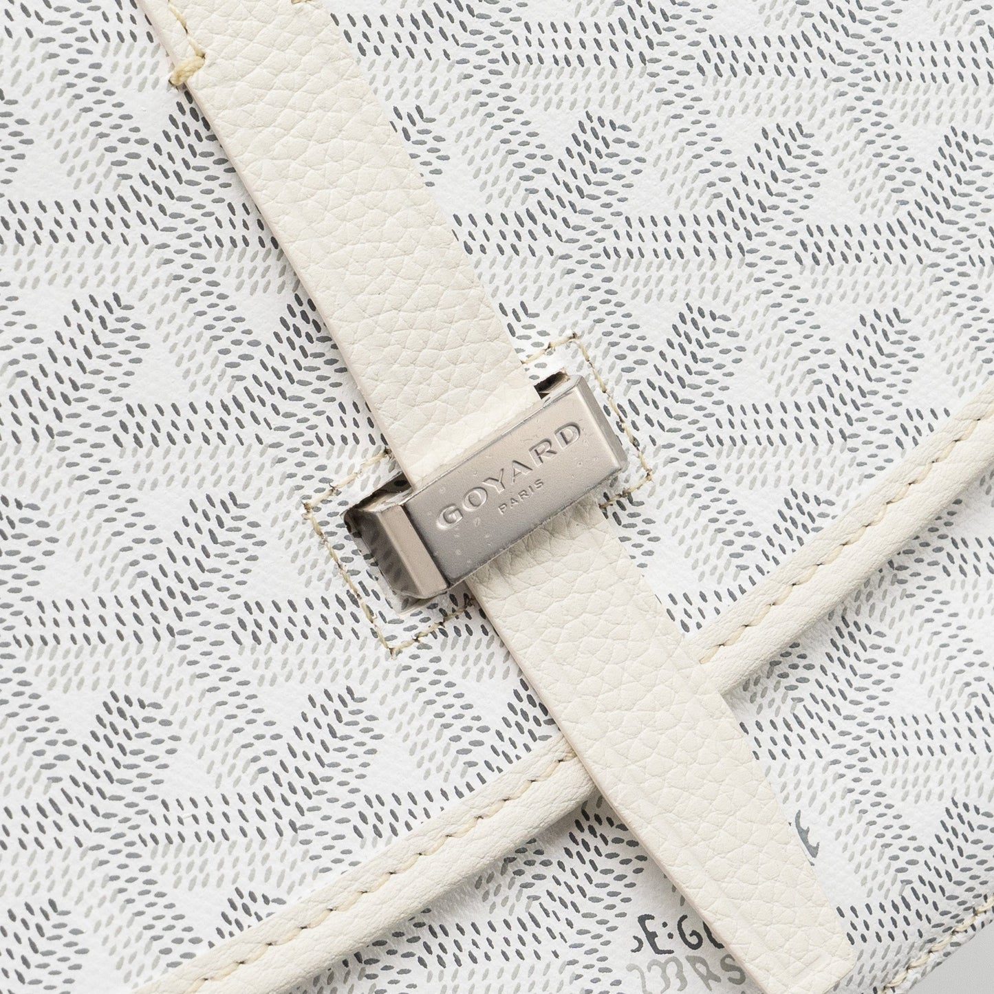 Goyard Belvedere pm messanger bag goyardline canvas white SHW