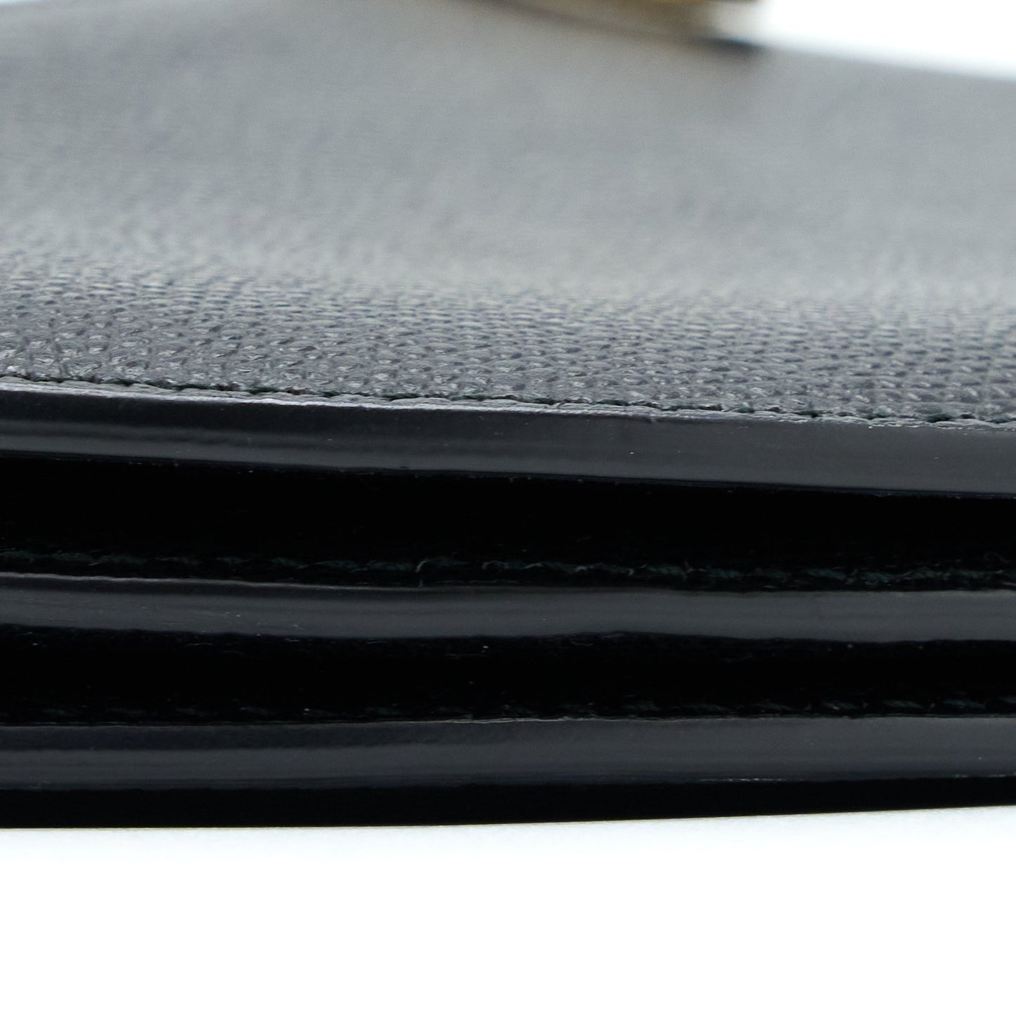 Dior Saddle Trio Crossbody Pouch Calfskin Black GHW