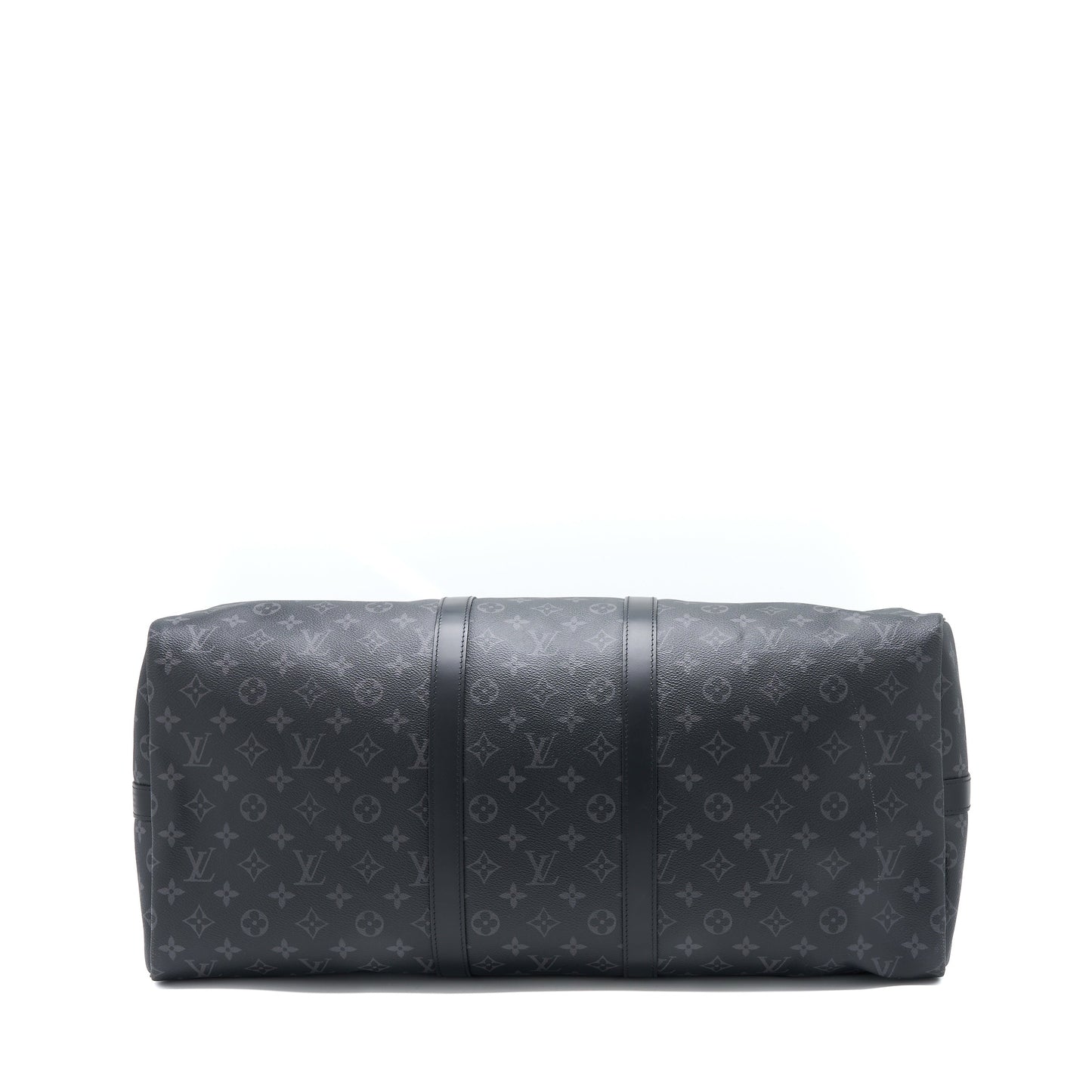 Louis Vuitton Keepall 55 with Shoulder Strap Monogram Eclipse Canvas SHW