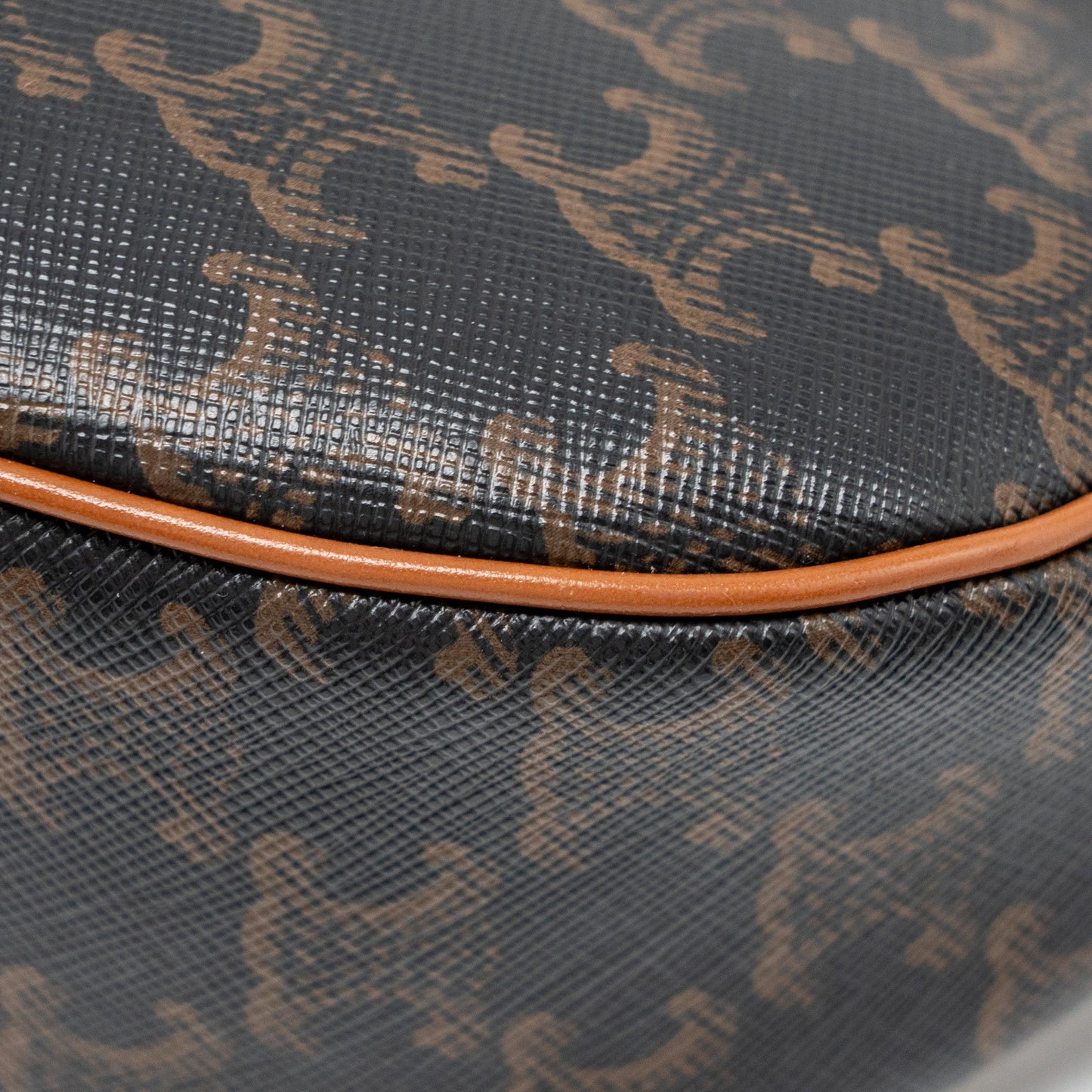 Celine Ava Bag Triomphe Canvas Tan GHW