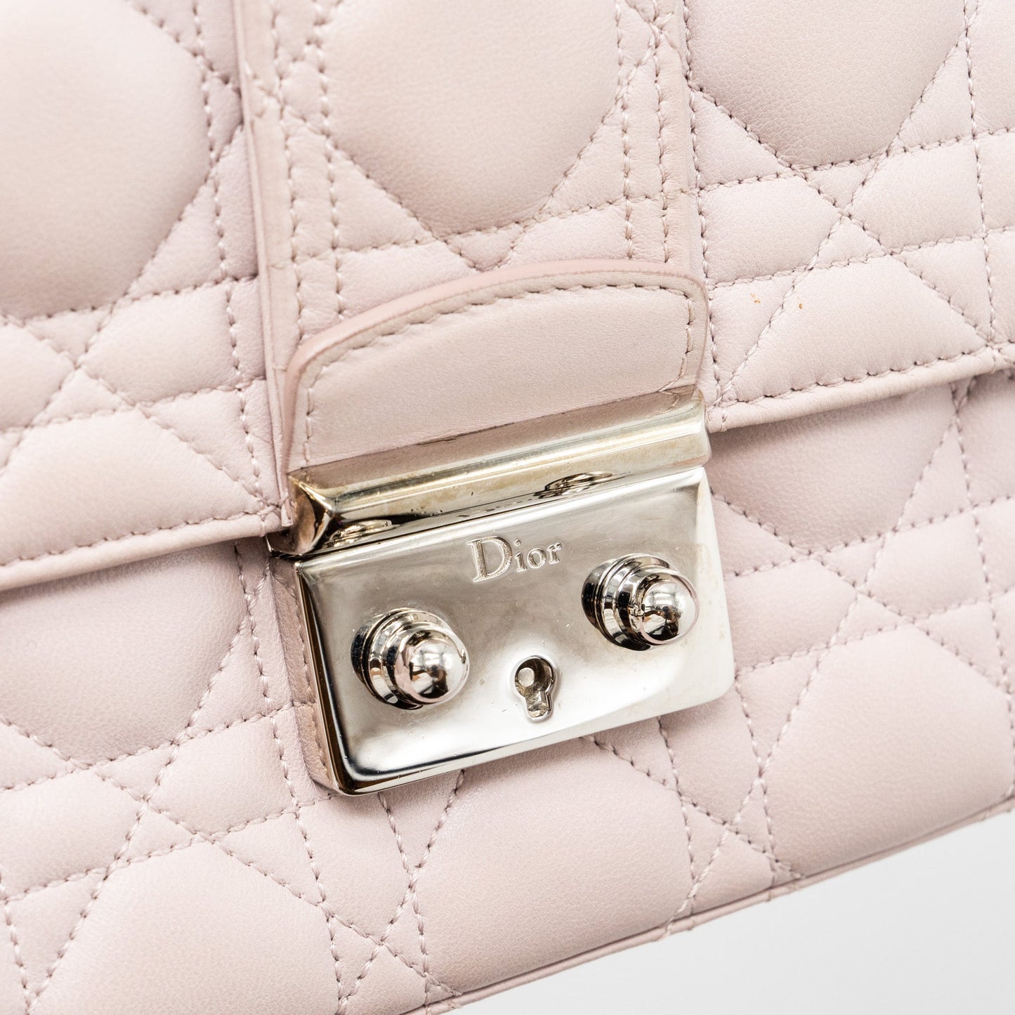 Dior Miss Dior Shoulder Bag Lambskin Light Pink SHW