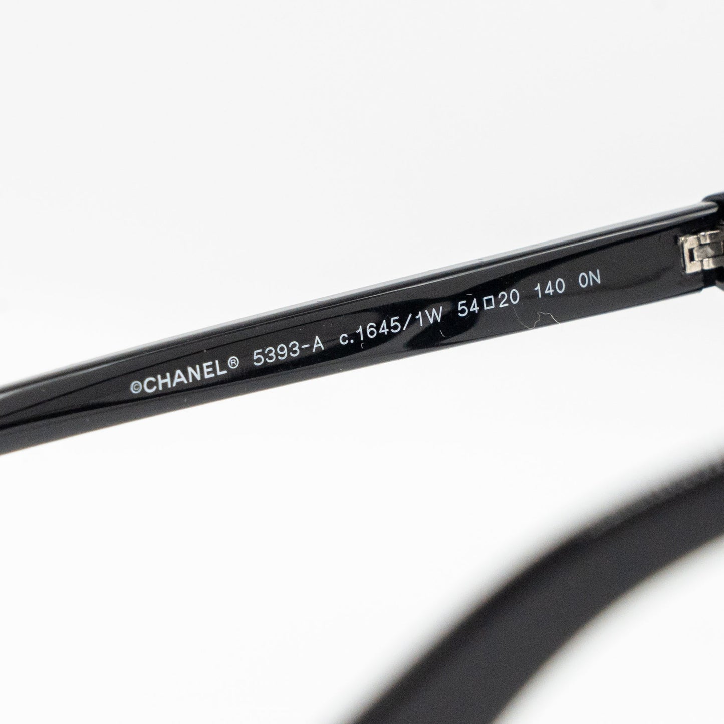 Chanel Magnetic Clip on Sunglasses Black/White