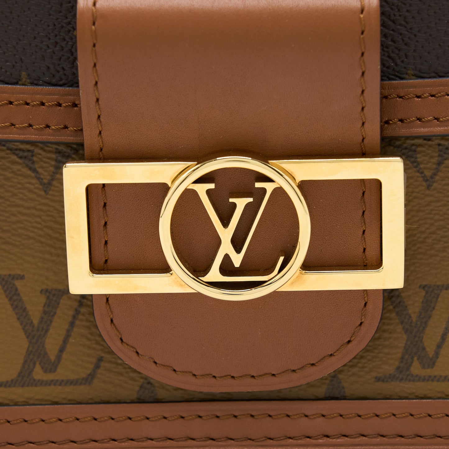 Louis Vuitton Mini Dauphine Monogram Reverse Canvas GHW