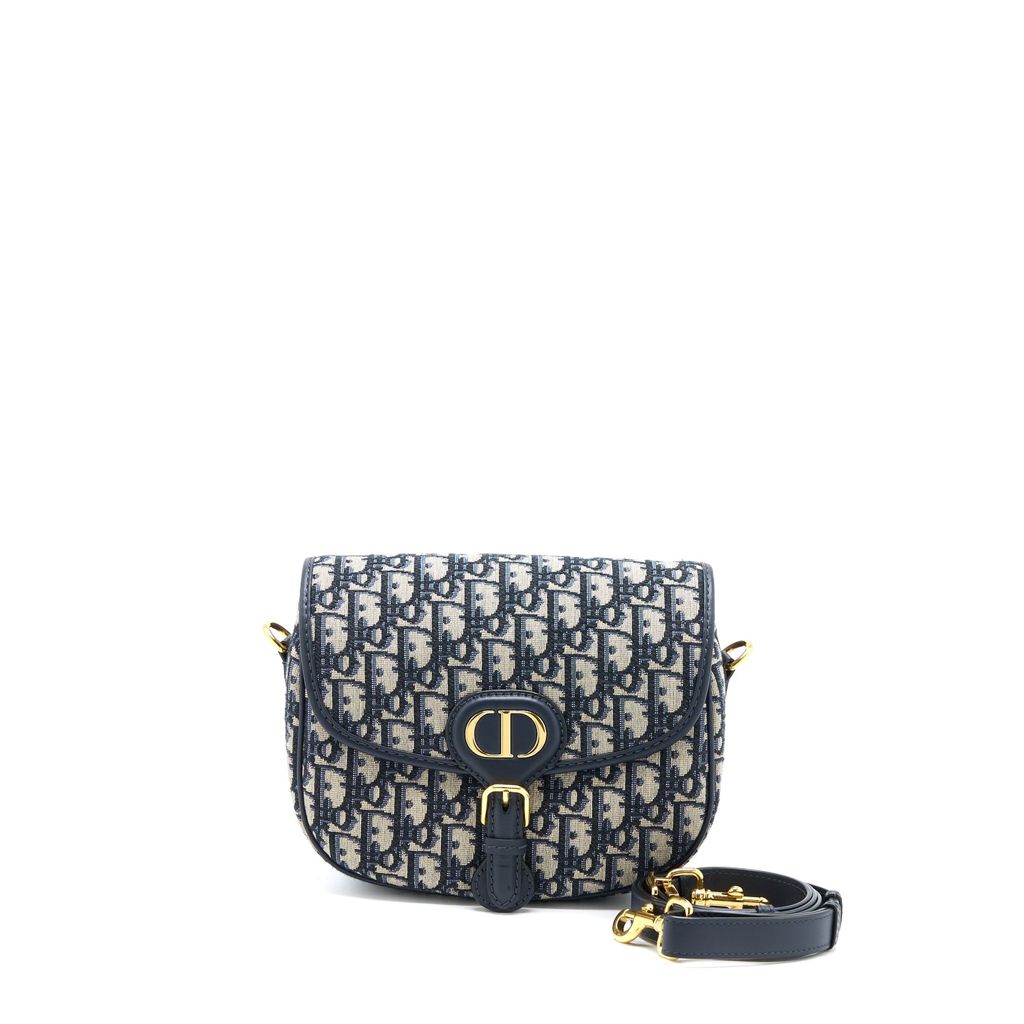 Dior Medium Bobby Bag Blue Dior Oblique Jacquard GHW