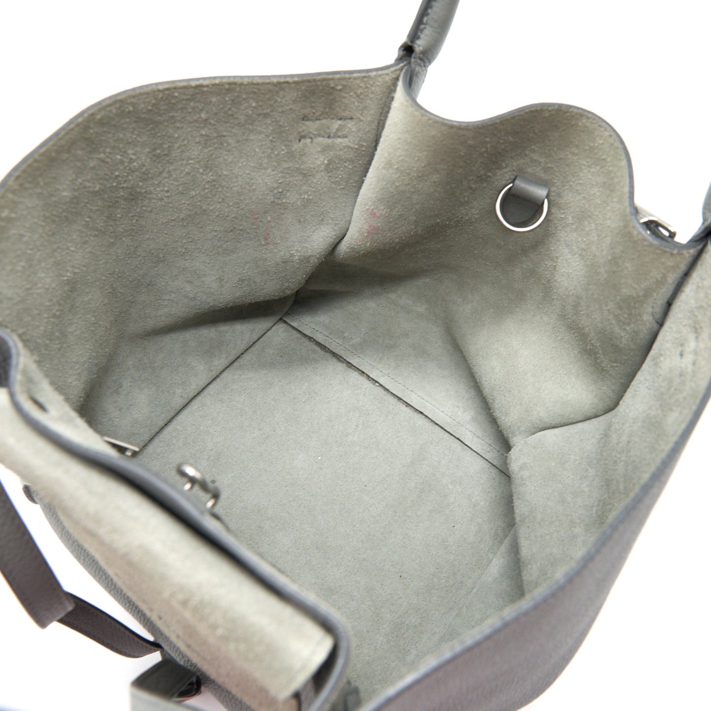 Celine Small Big Bag with Long Strap Grey