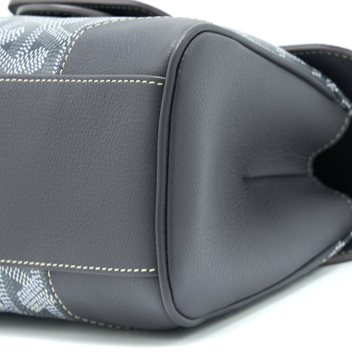 Goyard Mini Saigon Goyardine Canvas Grey SHW