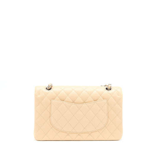 Chanel Classic Double Flap Bag Caviar Light Beige SHW