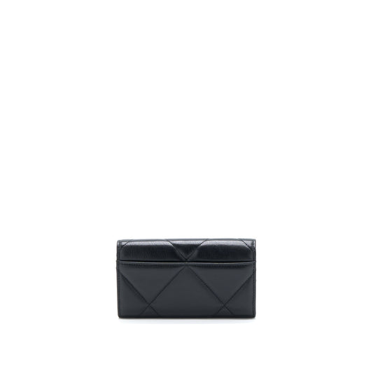 Chanel 19 Flap Wallet Lambskin Black GHW