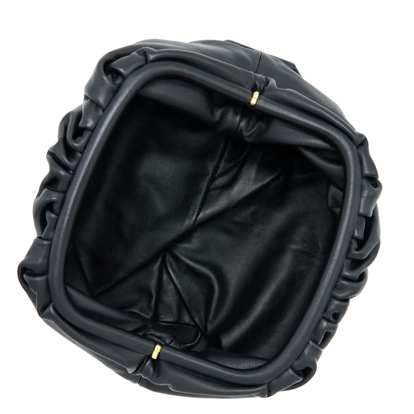 Bottega Veneta Teen Pouch Calfskin Black