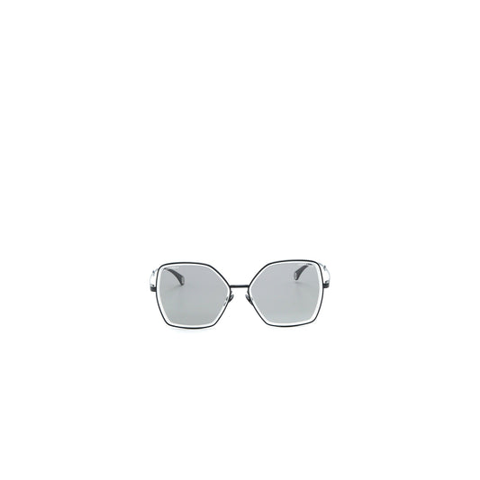 Chanel 4262 Butterfly Sunglasses Pearl Chain Black Black Hardware