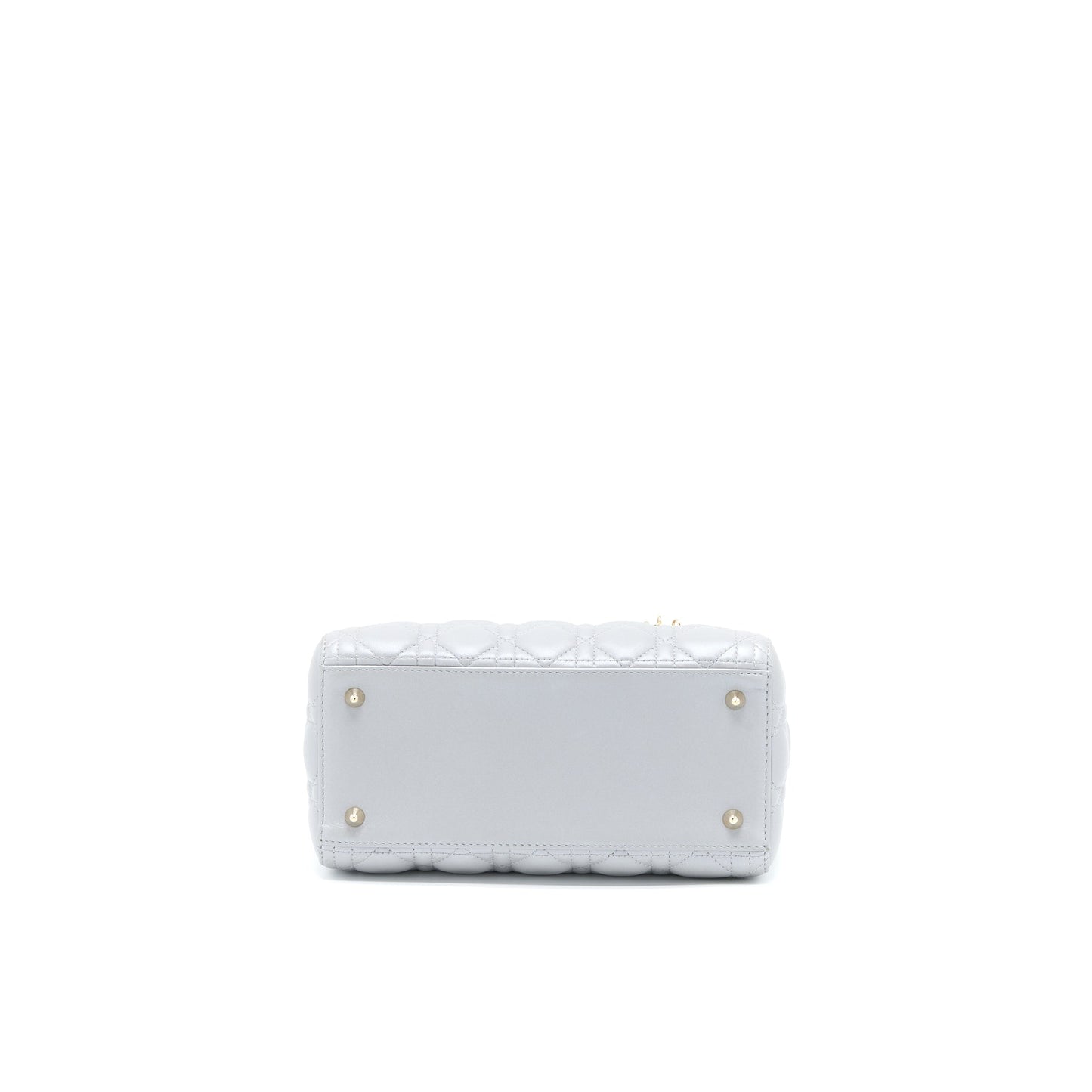 Dior Medium Lady Dior Lambskin Grey LGHW