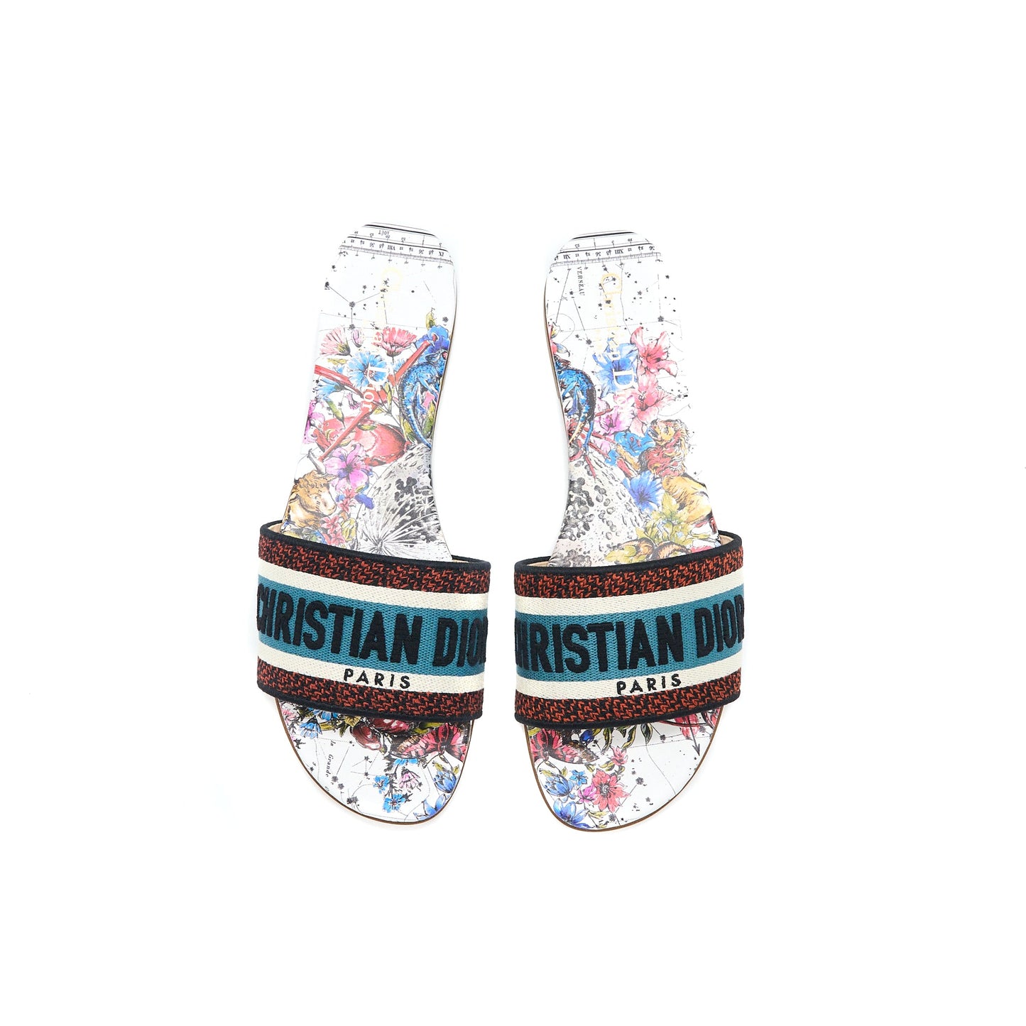 Dior Size 39 Dway Slide Multicolour