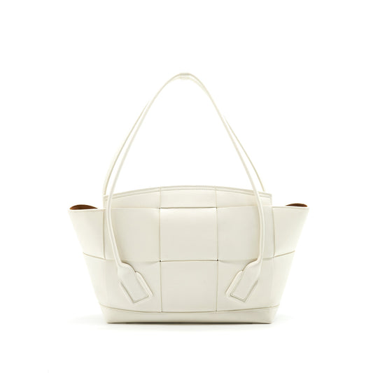 Bottega Veneta  Medium Arco Bag White