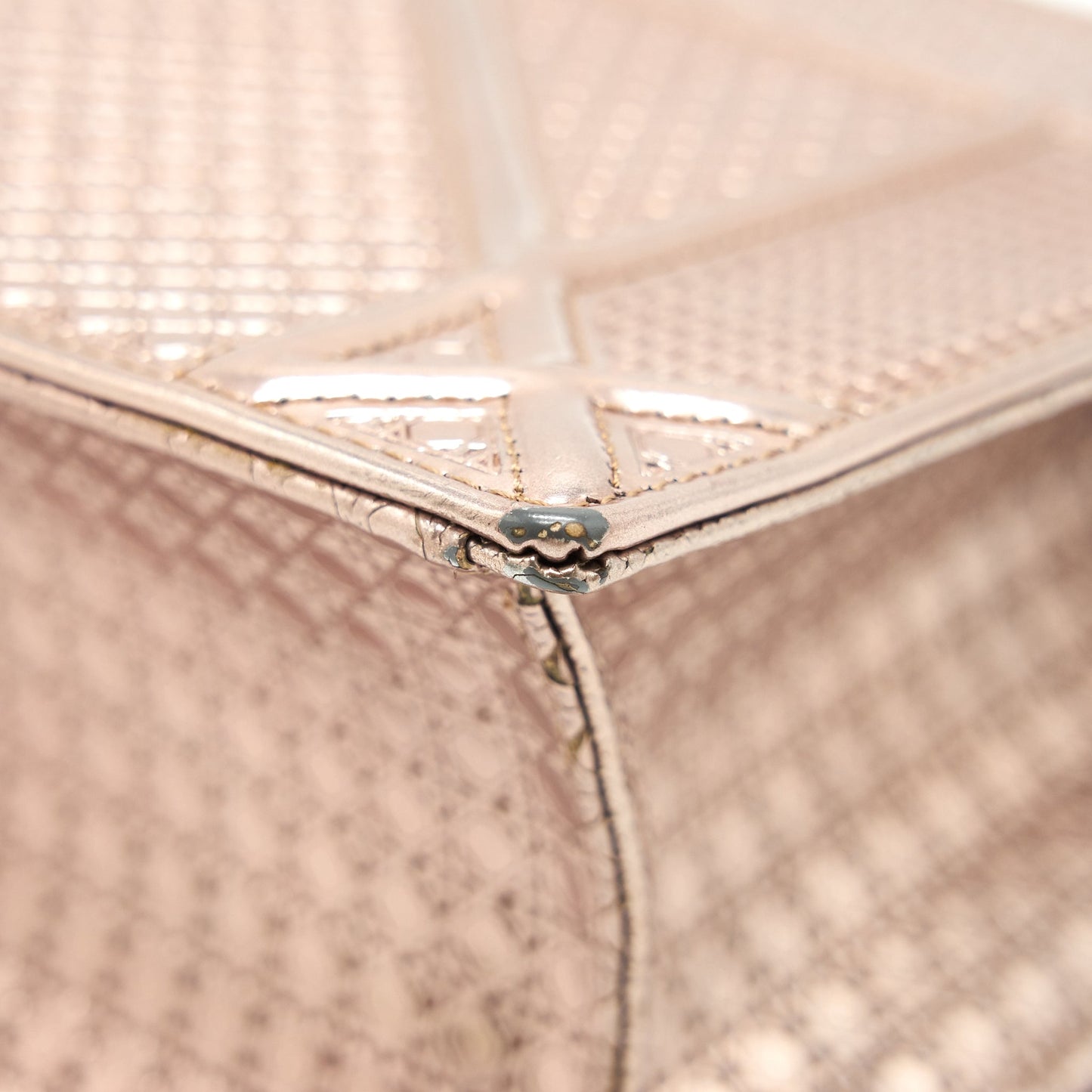Christian Dior Diorama Medium Metallic Pink Gold  Shw