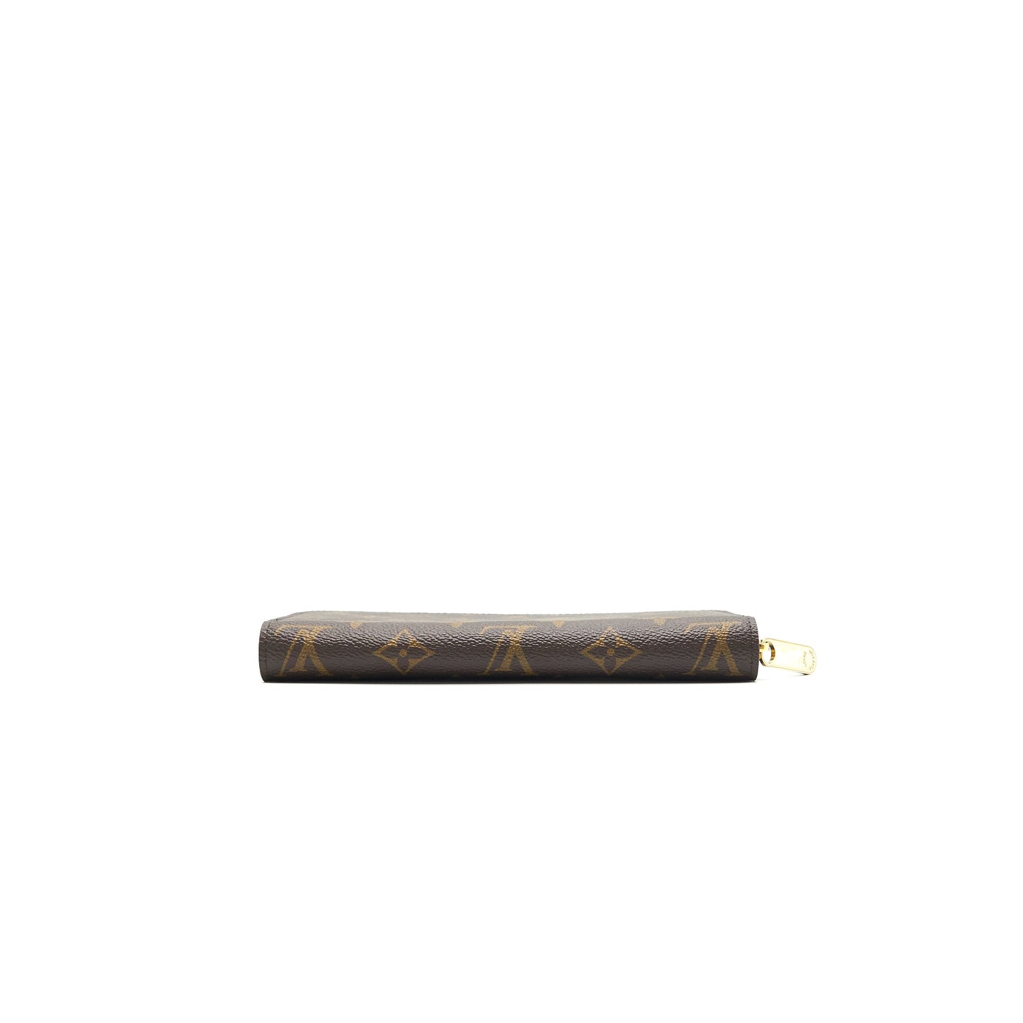 LOUIS VUITTON ZIPPY WALLET MONOGRAM CANVAS BROWN