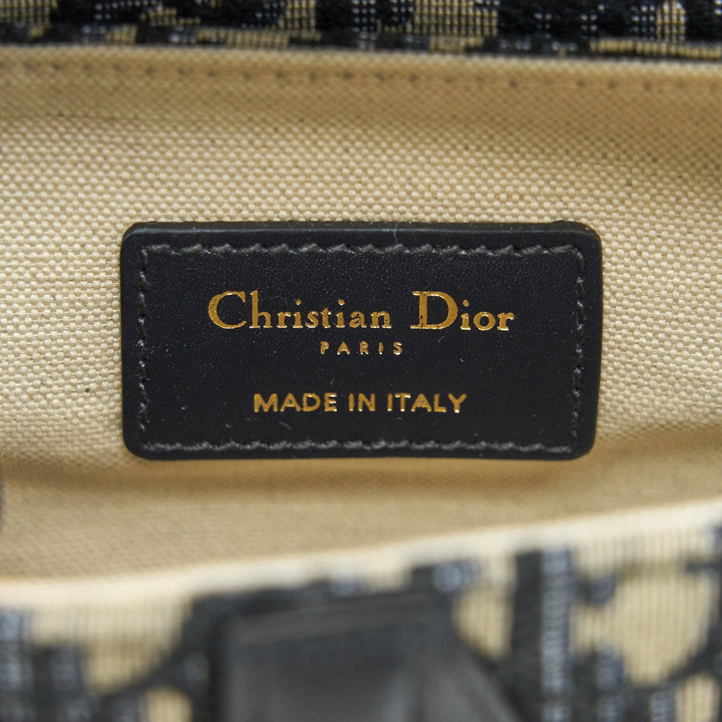 Dior Mini Saddle Bag Blue Oblique Jacquard