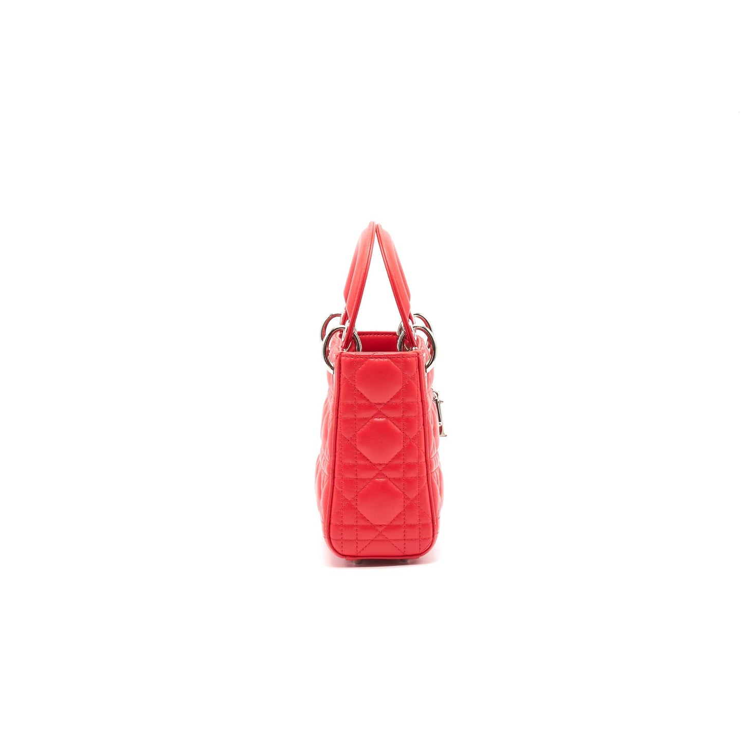 Luxury Dior Lady Luxury Dior Mini Tomato Red SHW With Small Scarf