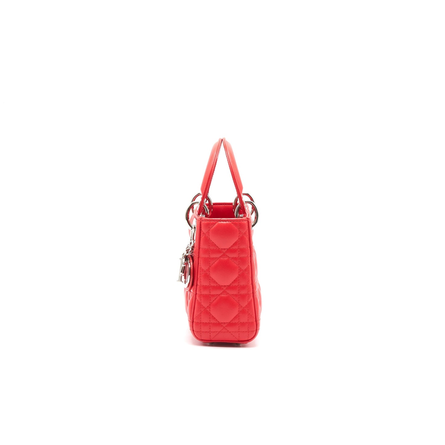 Luxury Dior Lady Luxury Dior Mini Tomato Red SHW With Small Scarf