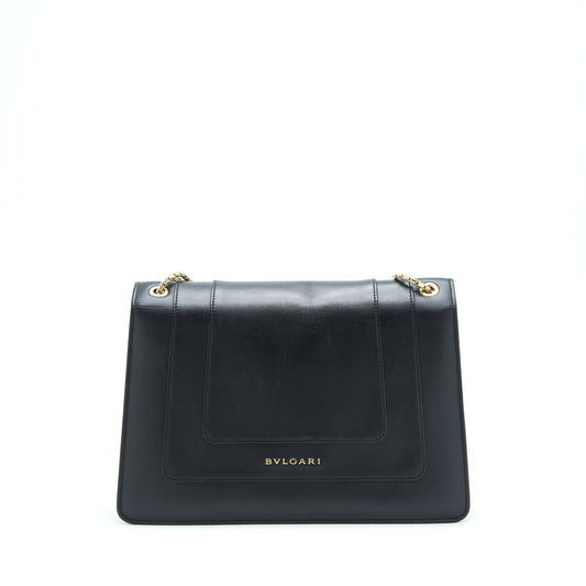 Bvlgari Serpenti Shoulder Bag Black