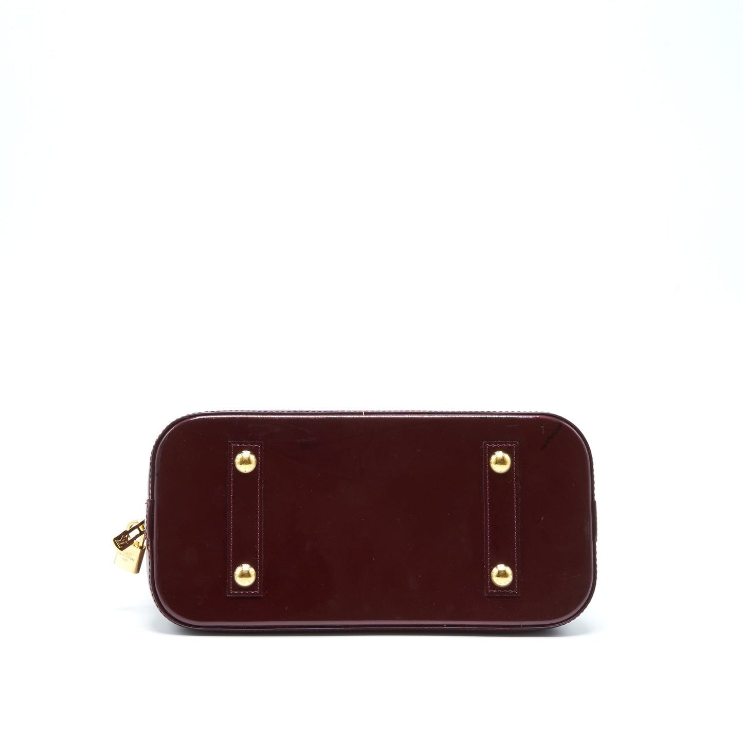 Louis Vuitton Alma PM Patent Amarante GHW