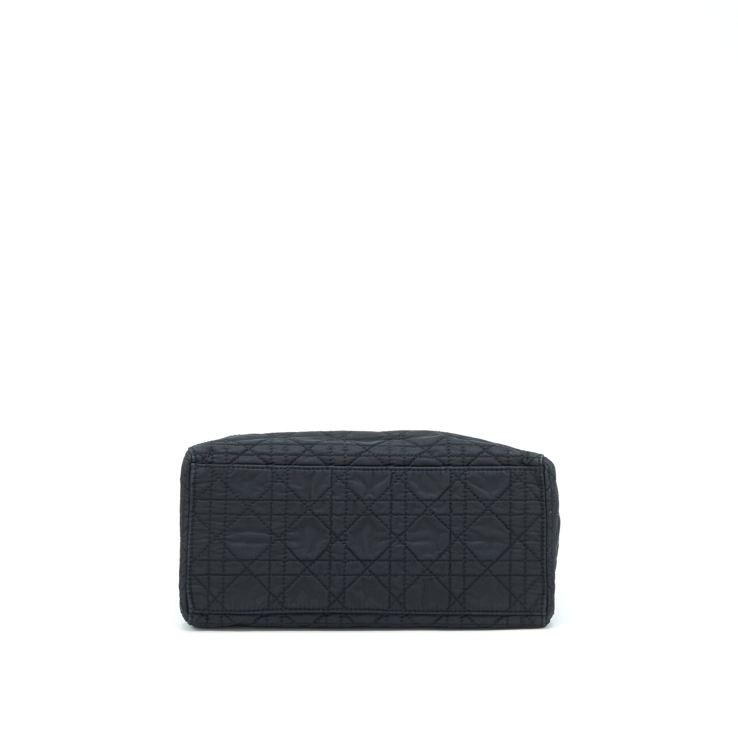 Dior Vintage Medium Lady Dior Nylon/Fabric Black SHW