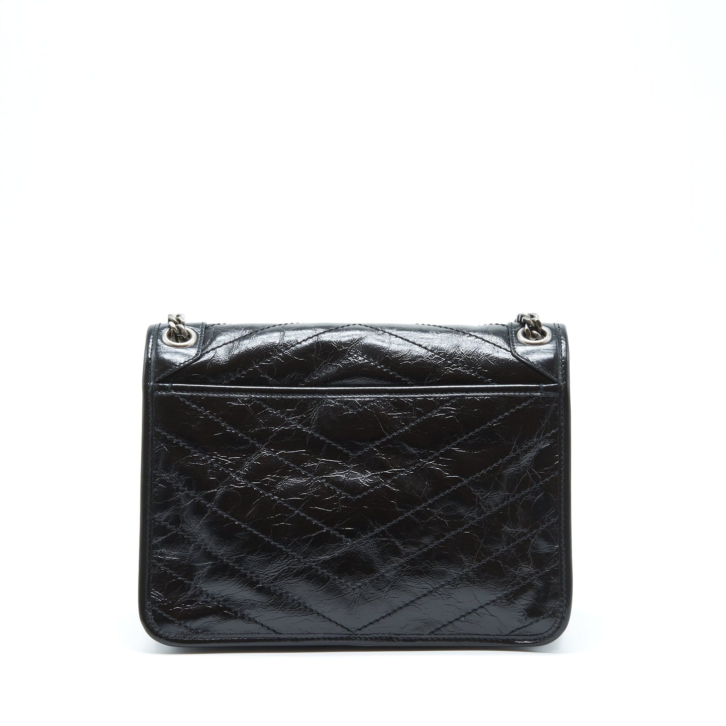 Saint Laurent/YSL Medium Niki Bag Calfskin Black SHW