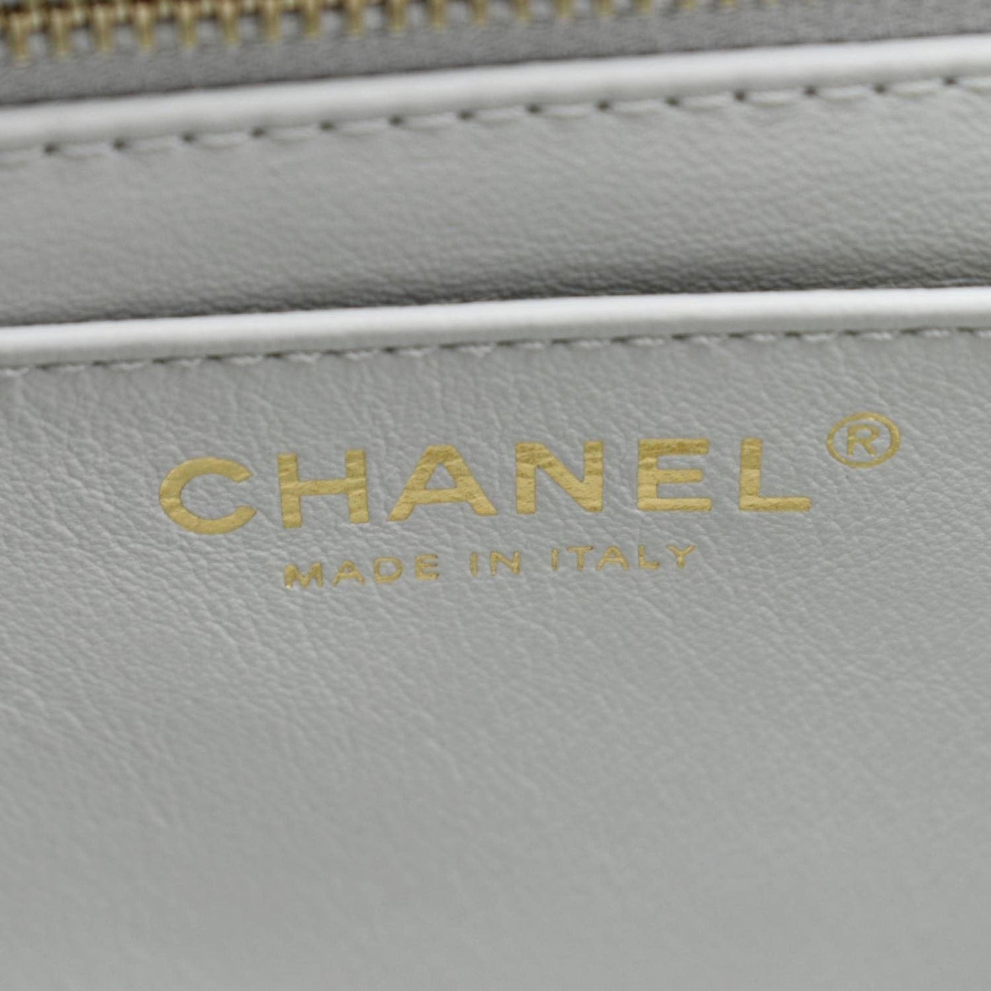 CHANEL Sweet Camellia Flap Adjustable Chain WOC Quilted Leather Crossbody Bag Light Blue