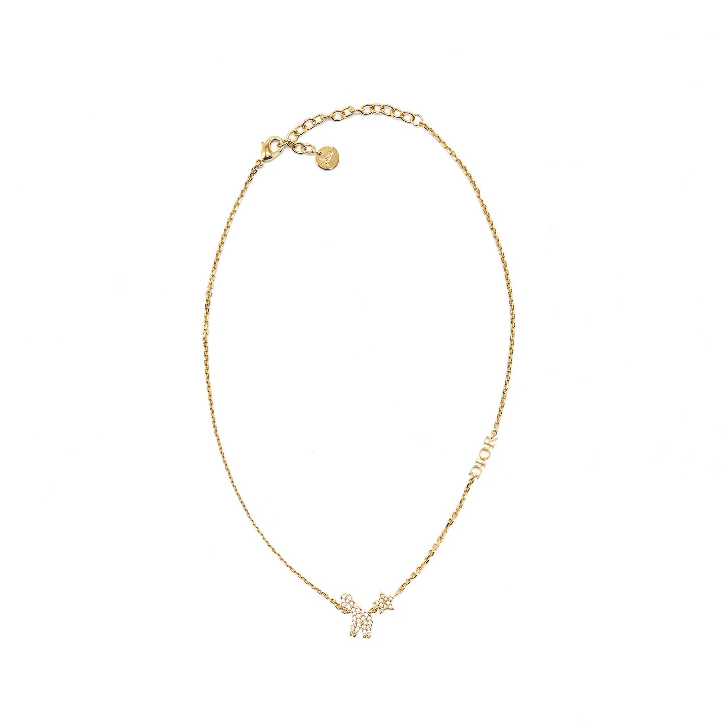 Luxury Dior Giraffe Gold Finish Necklace