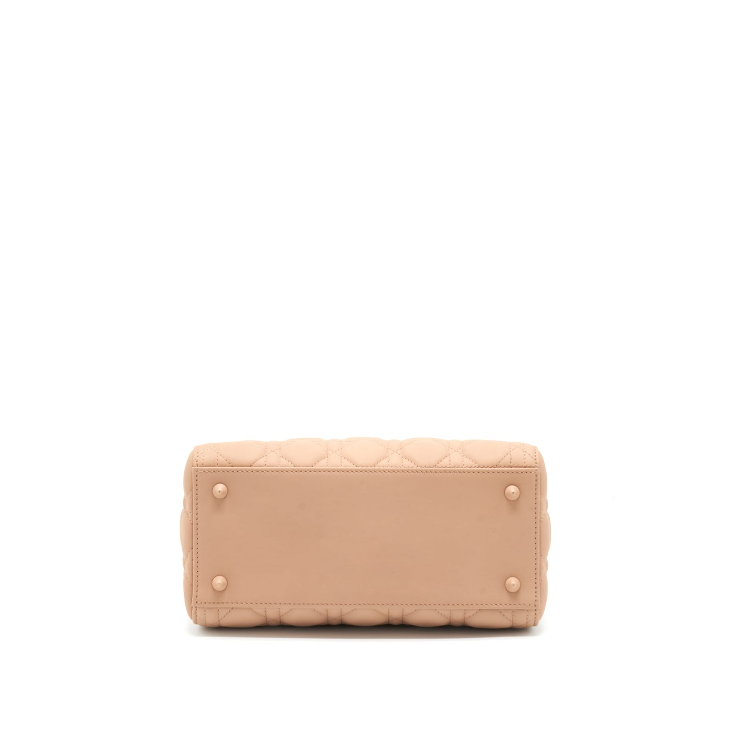 Dior Medium Lady Dior Blush Ultramatte Cannage Calfskin Bag