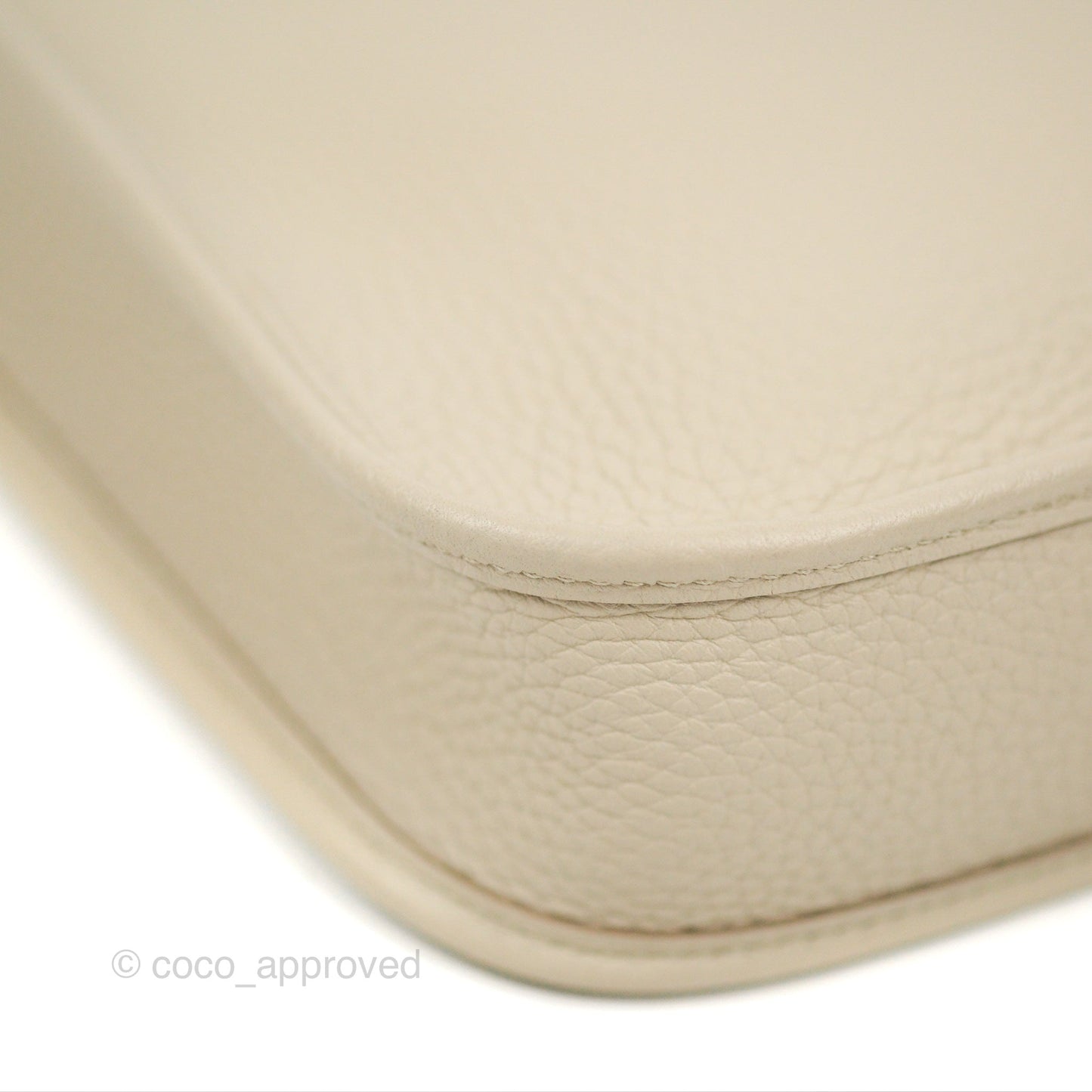 Hermès Mini Evelyne Beton Clemence Palladium Hardware