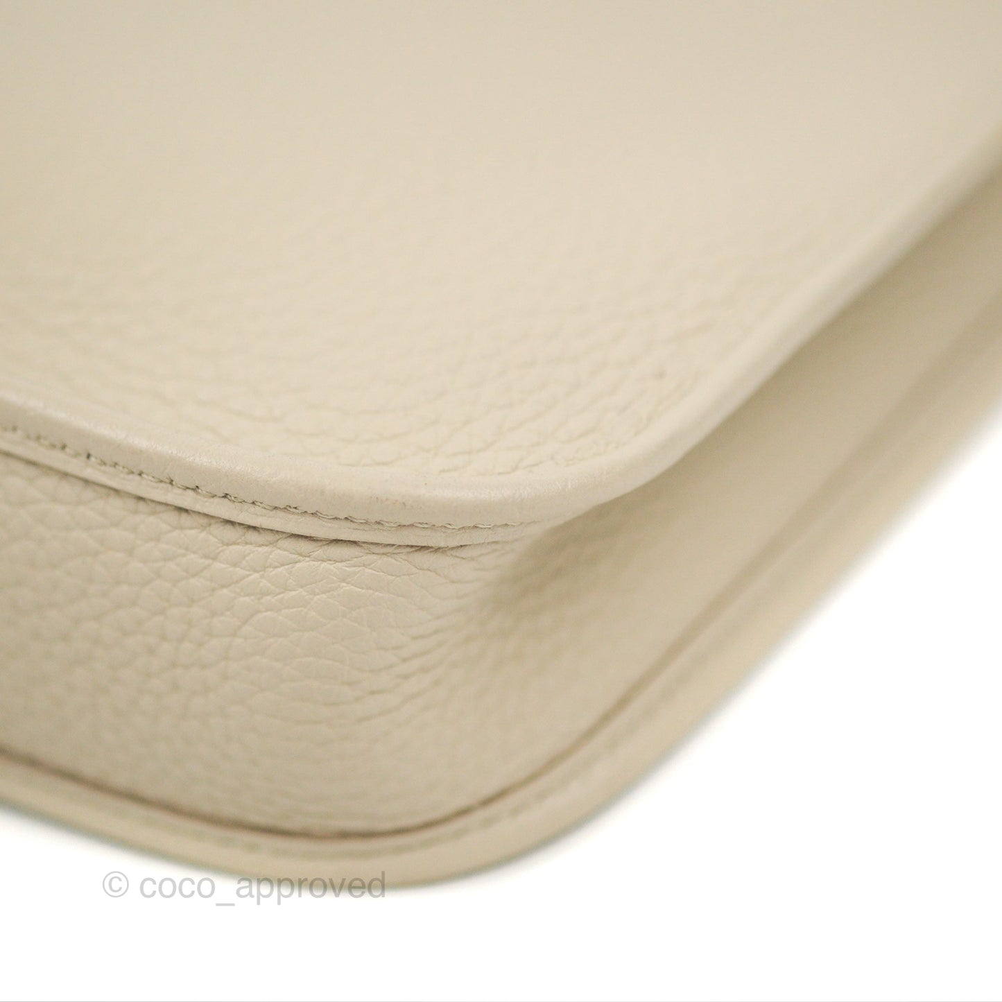 Hermès Mini Evelyne Beton Clemence Palladium Hardware