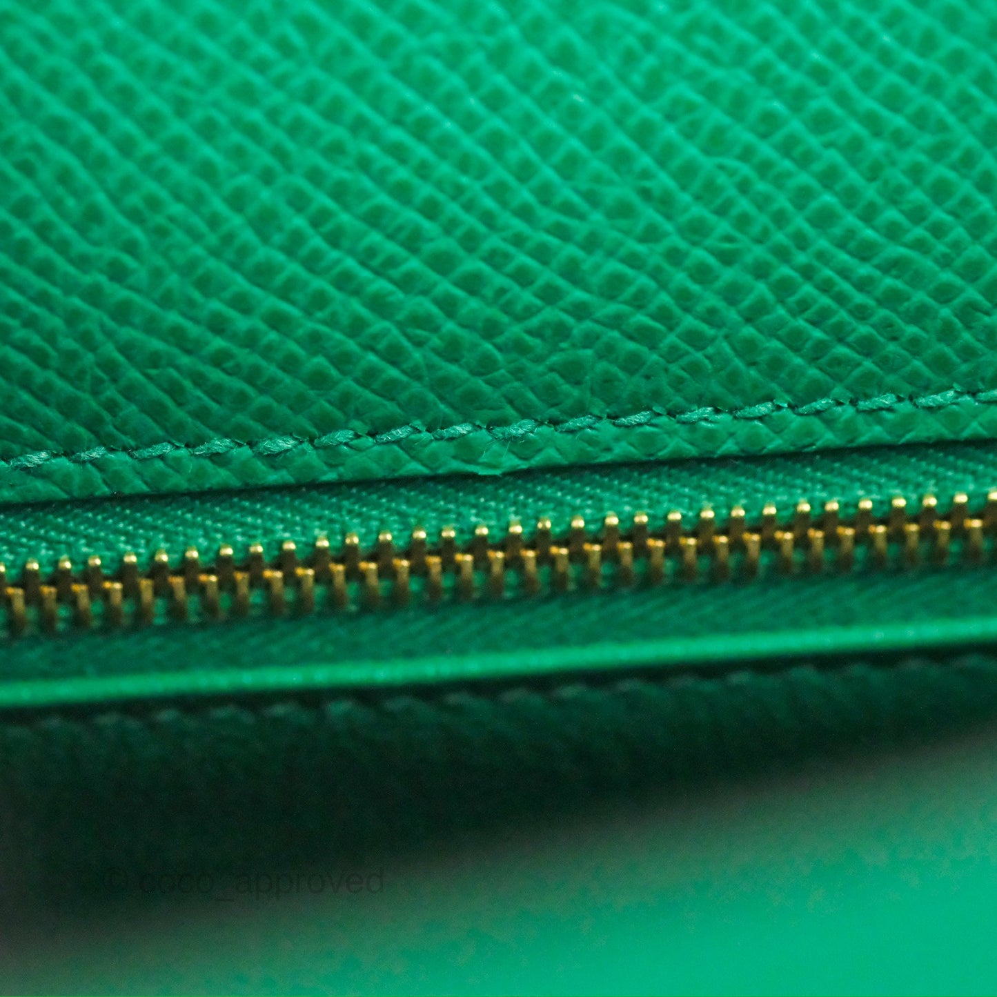 Hermès Sellier Kelly 25 Vert Jade Epsom Gold Hardware