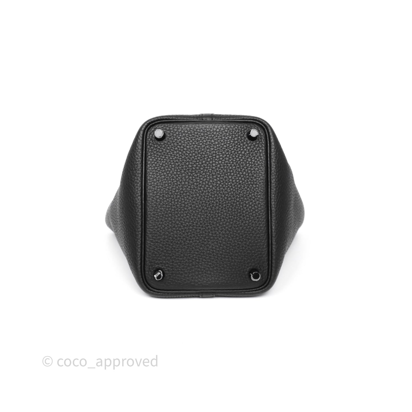 Hermès Picotin 18 Black Noir 89 Clemence So Black Hardware