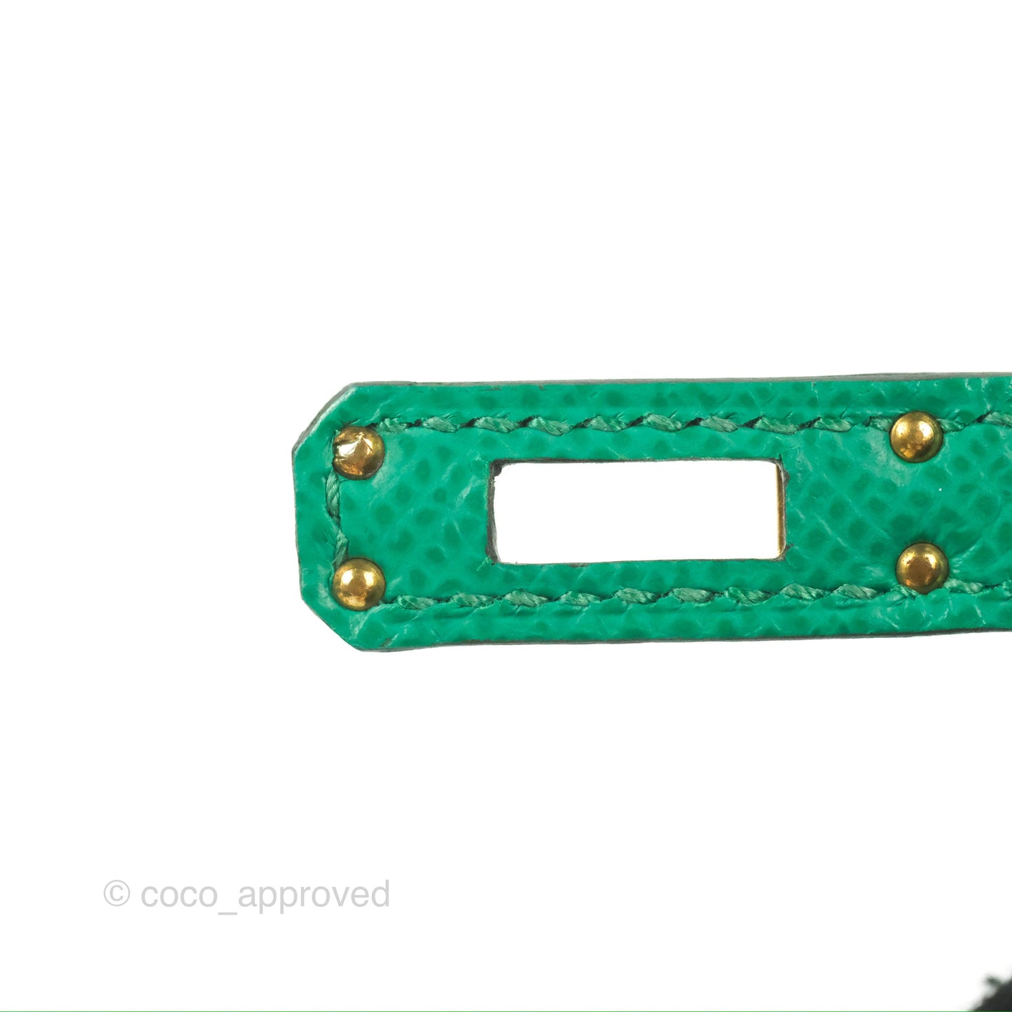 Hermès Sellier Kelly 25 Vert Jade Epsom Gold Hardware