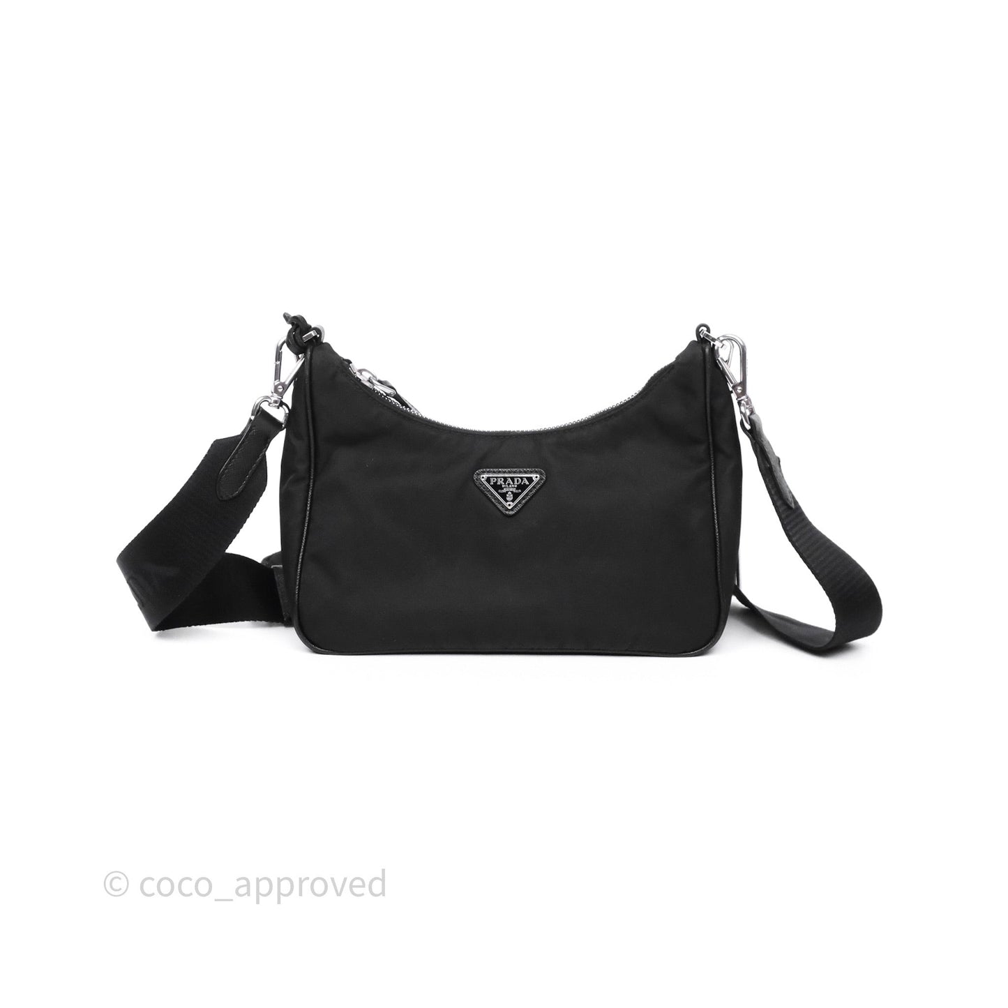 Prada Nylon Re-Edition 2005 Shoulder Bag Black