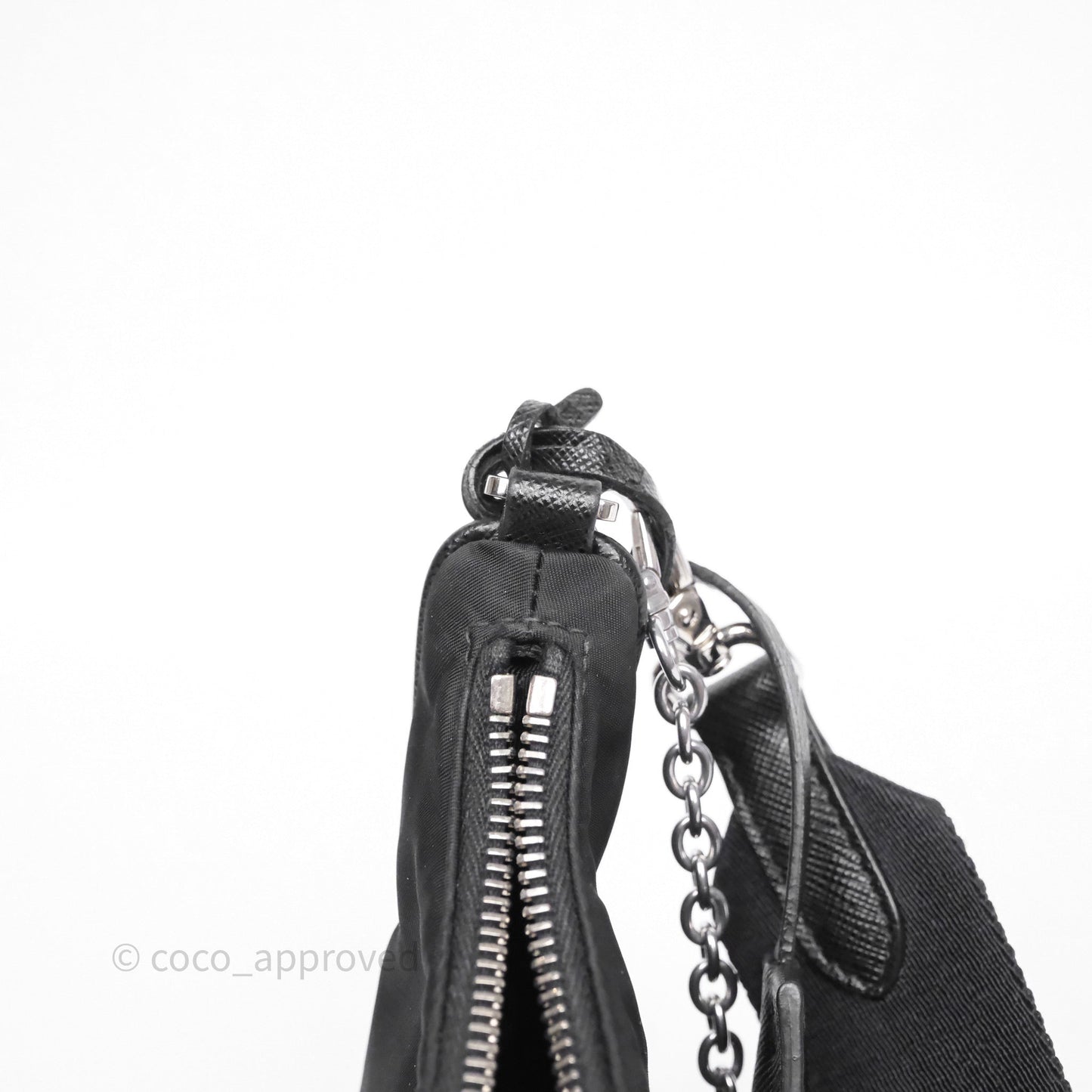 Prada Nylon Re-Edition 2005 Shoulder Bag Black