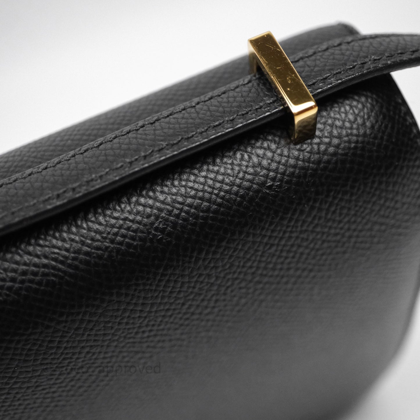 Hermès Constance Mini 18cm Black Epsom Gold Hardware