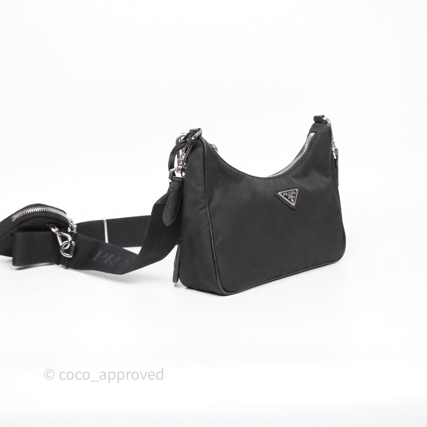 Prada Nylon Re-Edition 2005 Shoulder Bag Black