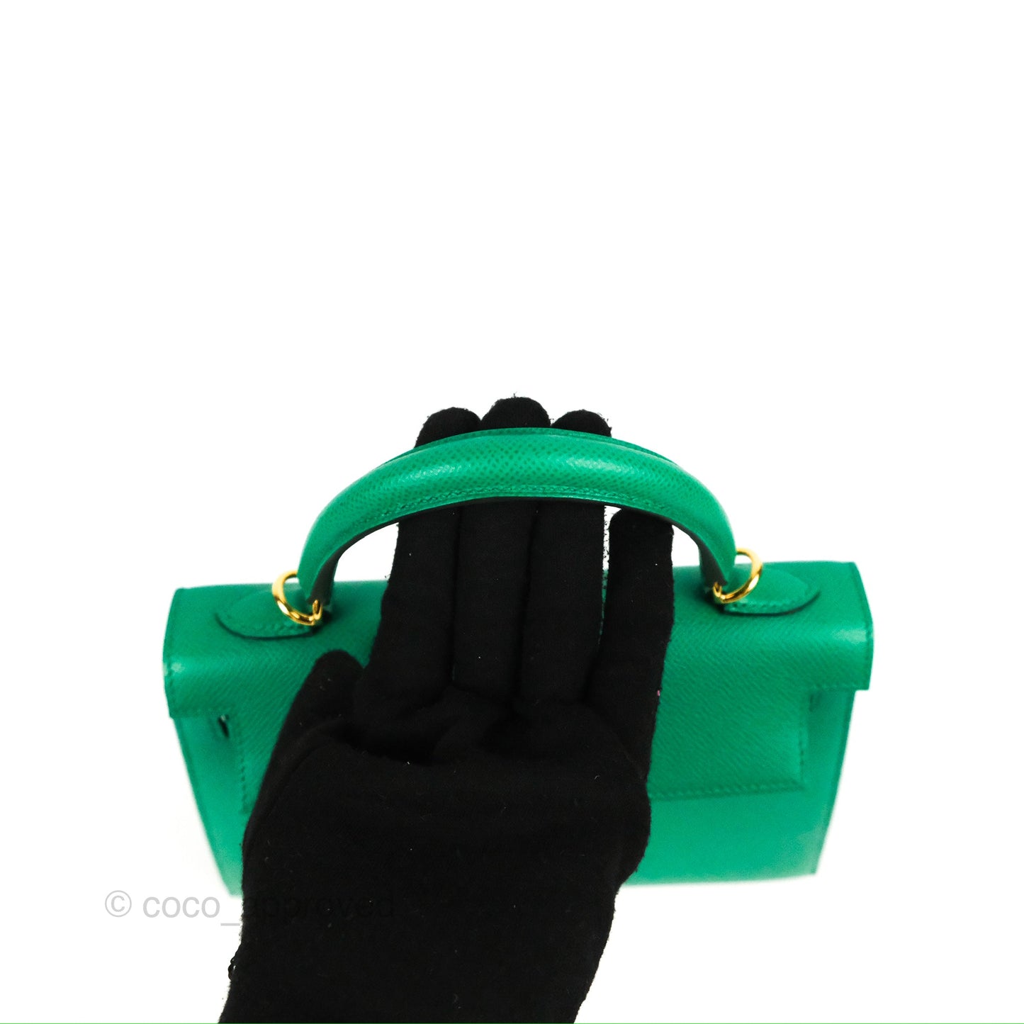 Hermès Sellier Kelly 25 Vert Jade Epsom Gold Hardware