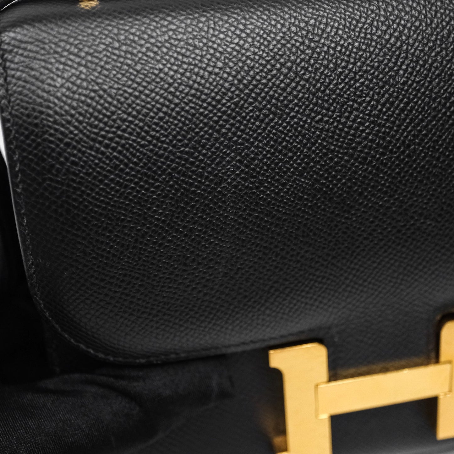 Hermès Constance Mini 18cm Black Epsom Gold Hardware