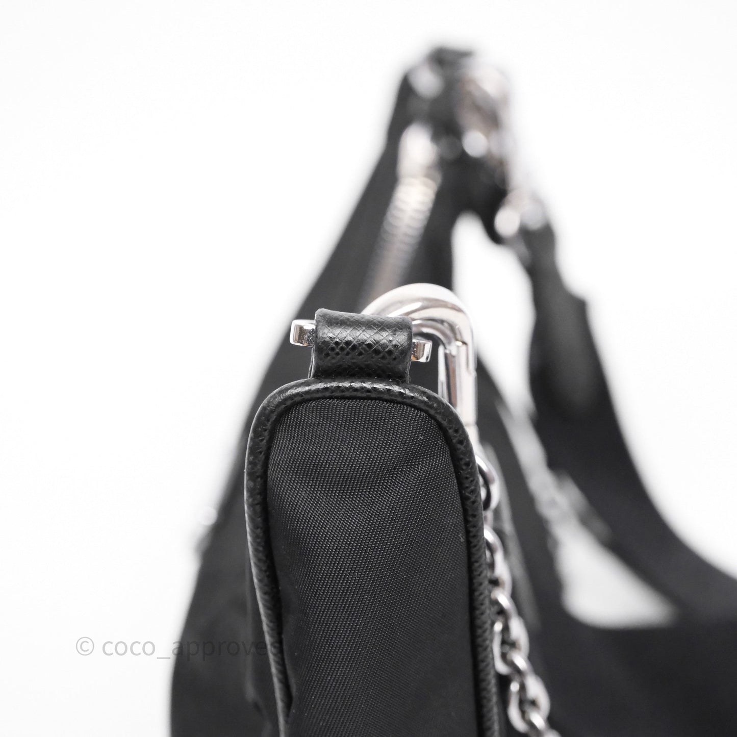 Prada Nylon Re-Edition 2005 Shoulder Bag Black