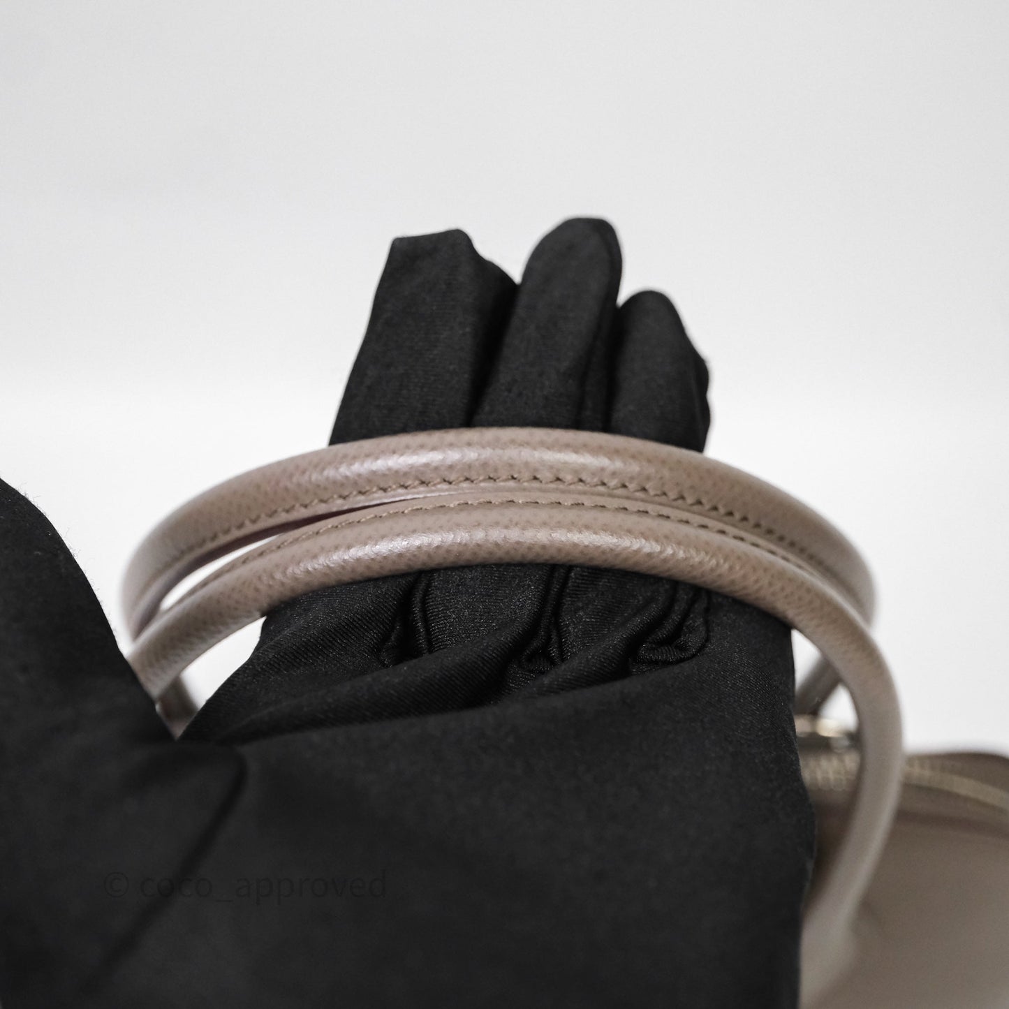 Hermès Bolide 27 Gris Etain 8F Epsom Palladium Hardware