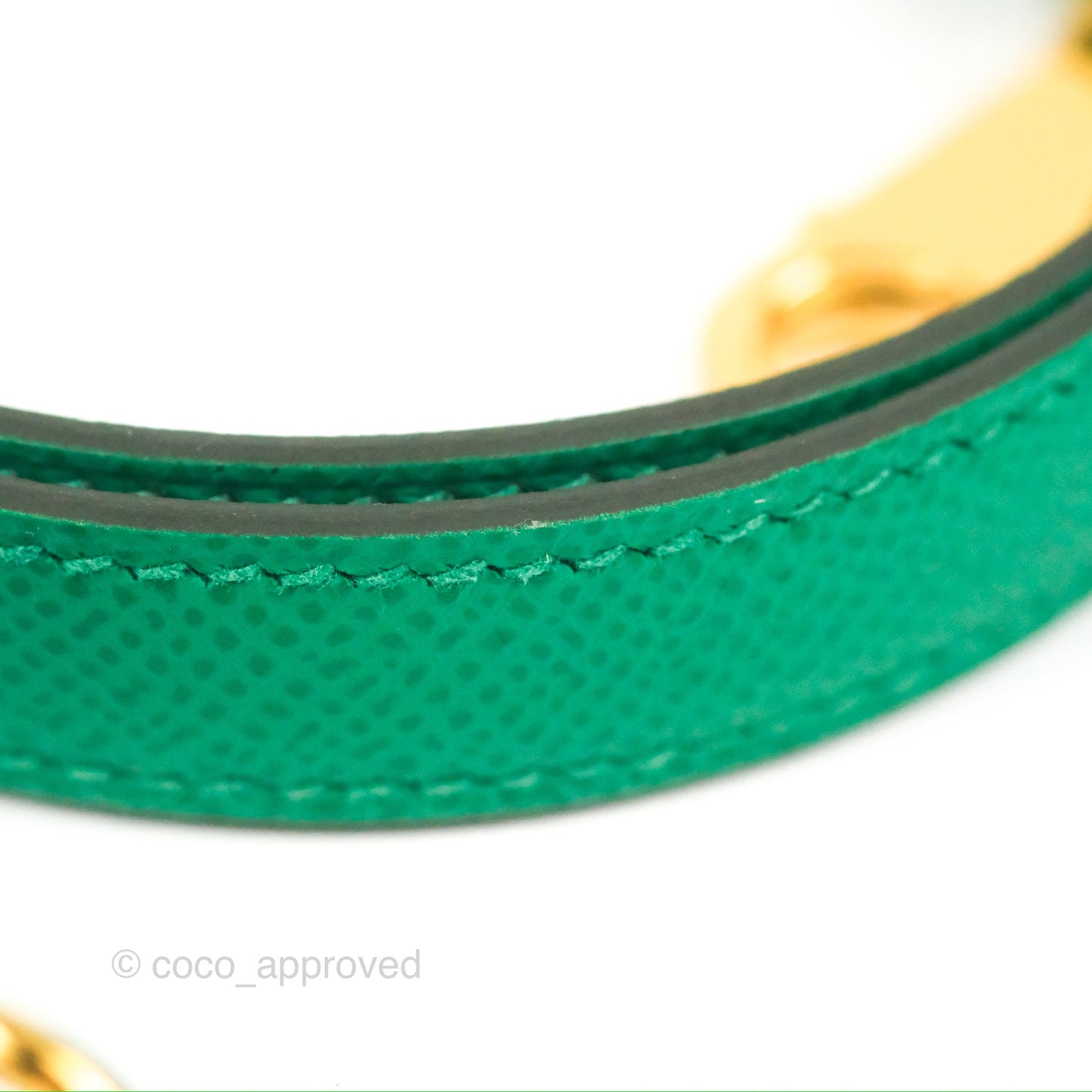 Hermès Sellier Kelly 25 Vert Jade Epsom Gold Hardware