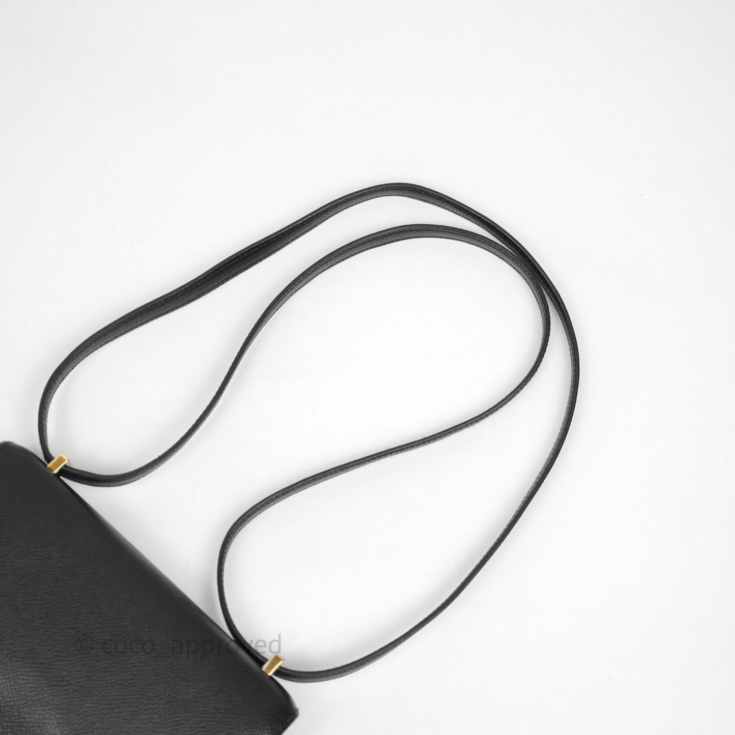 Hermès Constance Mini 18cm Black Epsom Gold Hardware