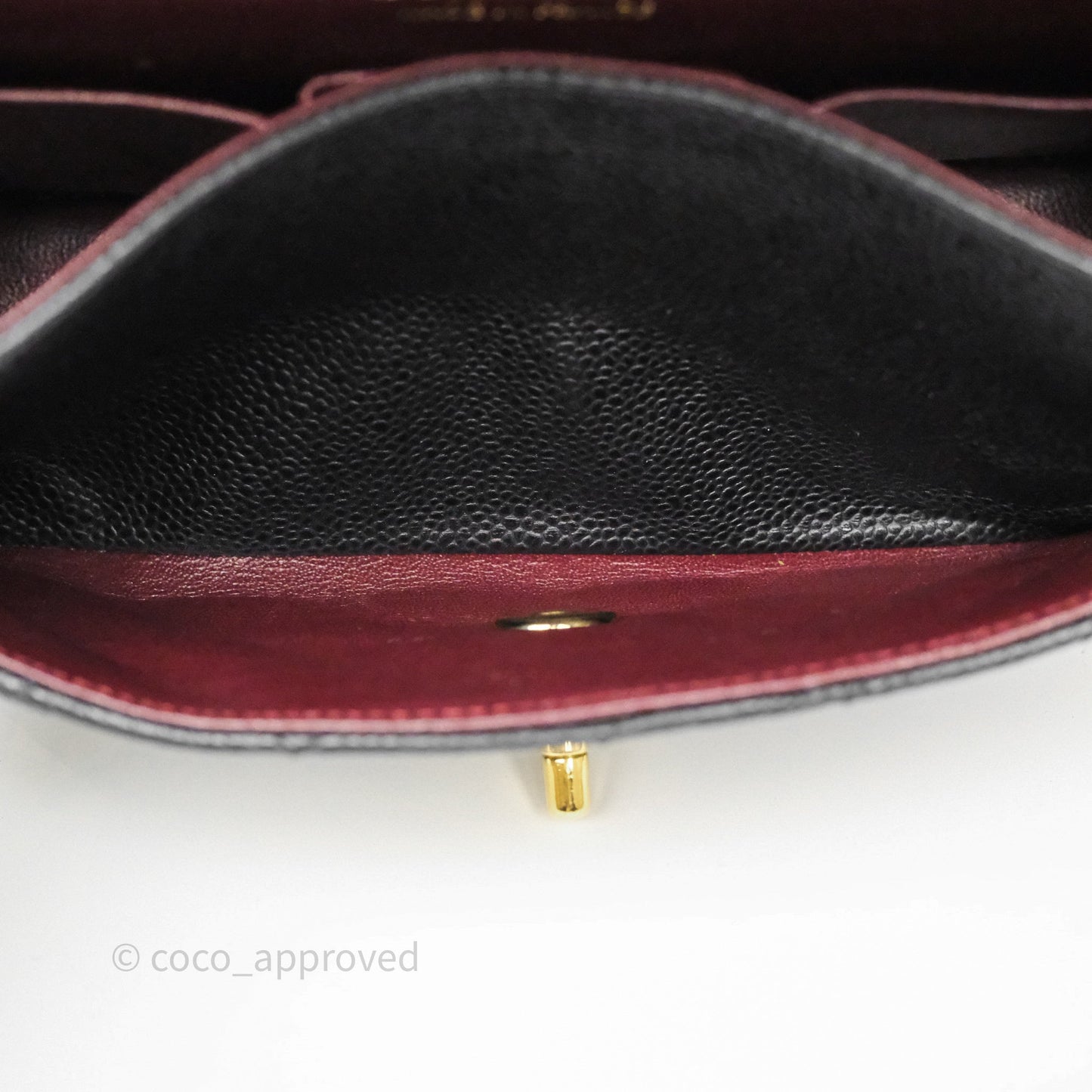 Chanel Small Classic Flap Quilted Black Caviar Gold Hardware