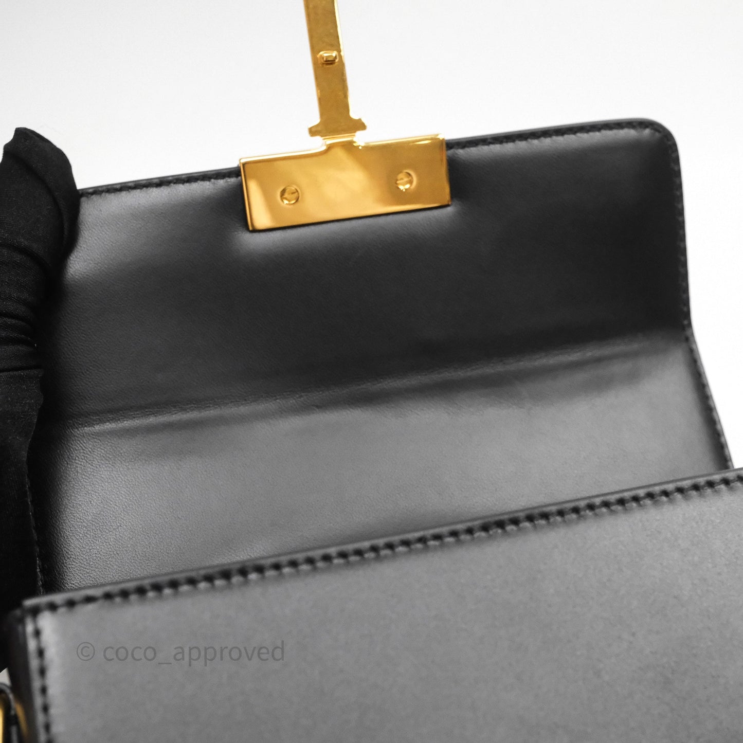 Christian Dior 30 Montaigne Box Bag Black